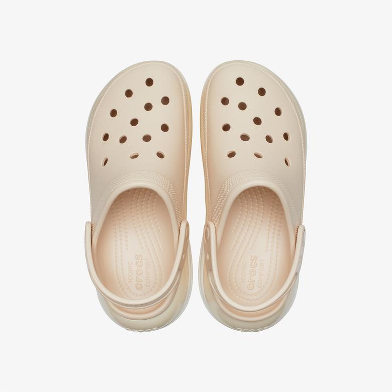 Crocs Classic Mega Crush Platform  Kadın Krem Terlik