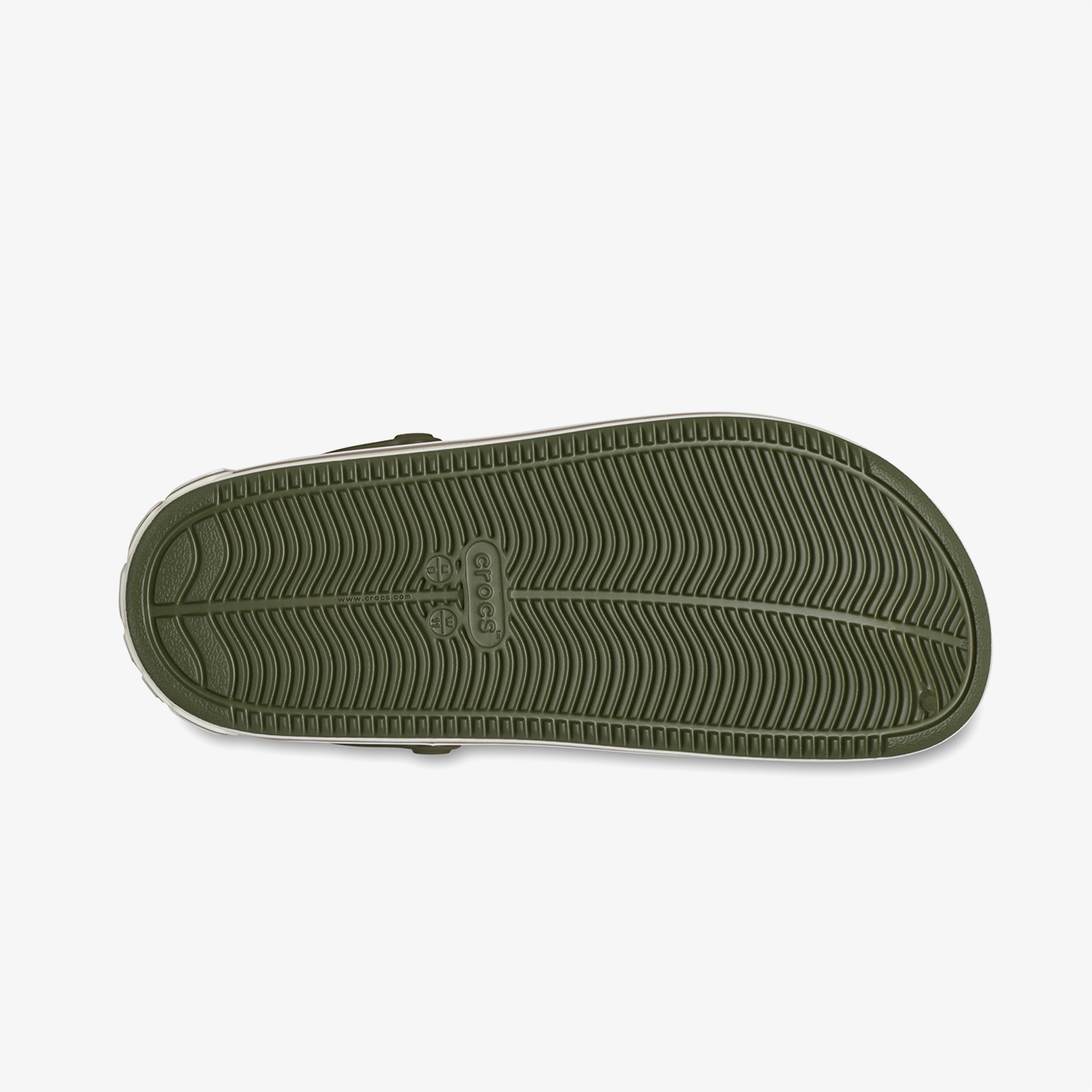 Crocs Off Court Logo Unisex Haki Terlik