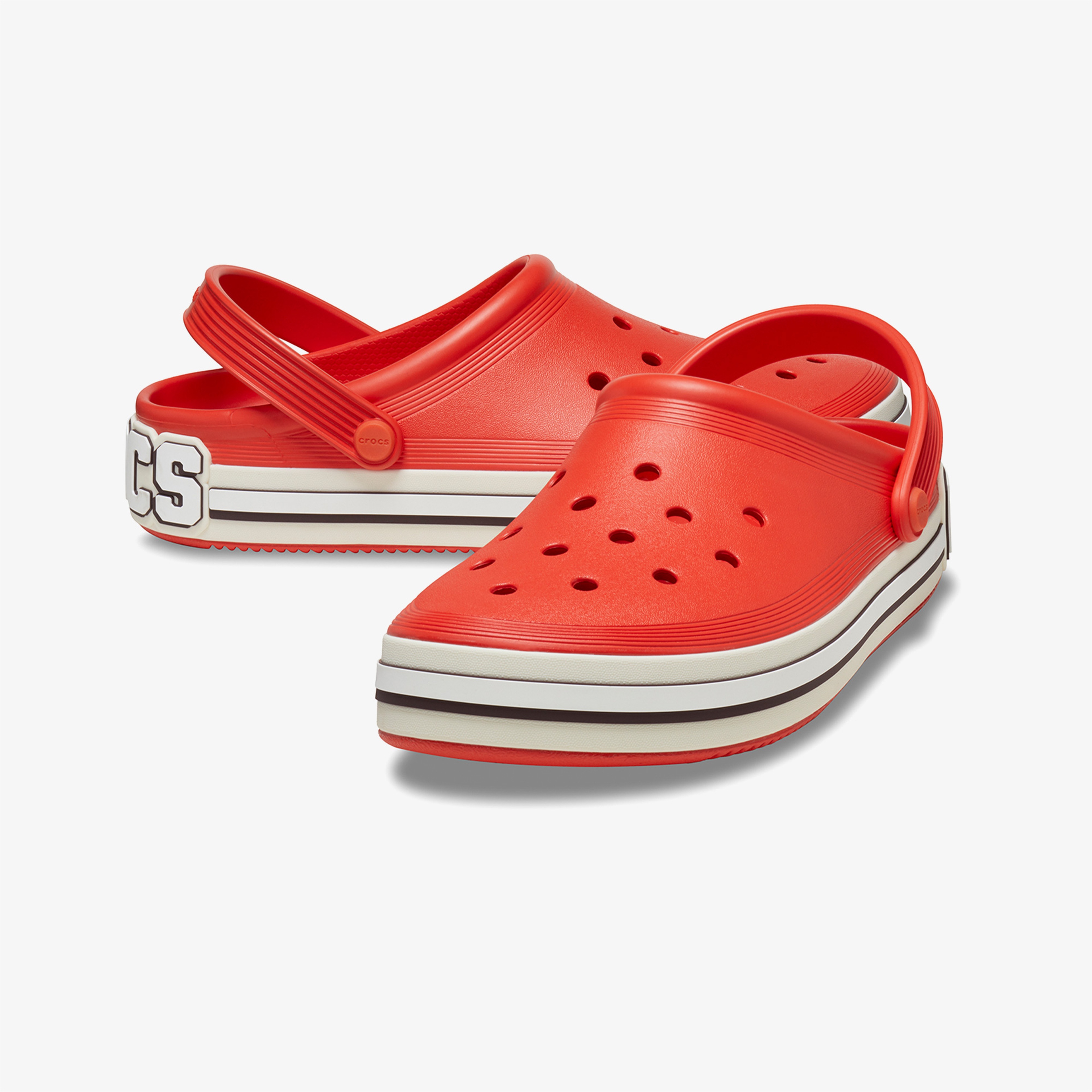 Crocs Off Court Logo Unisex Kırmızı Terlik