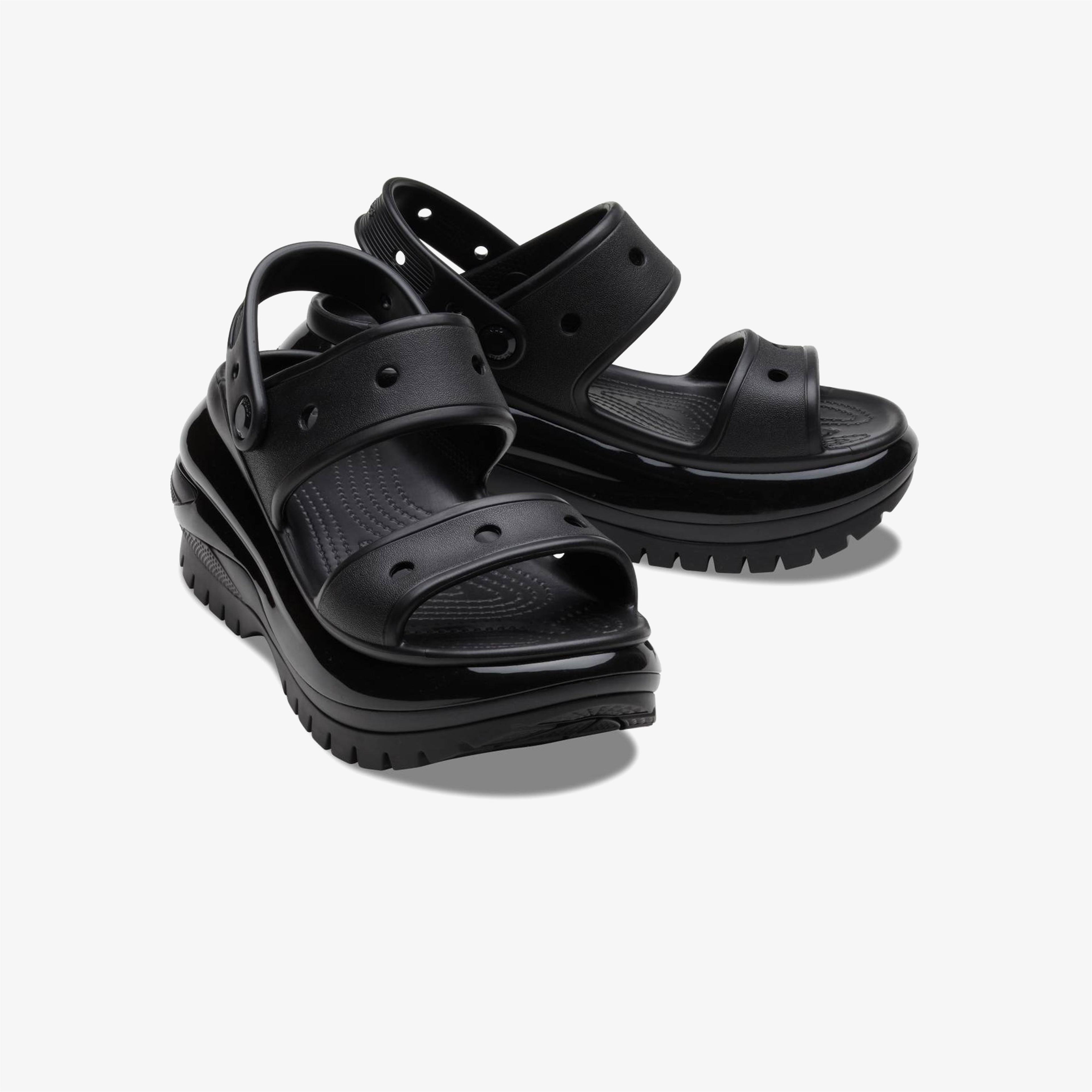 Crocs Classic Mega Crush Kadın Siyah Sandalet