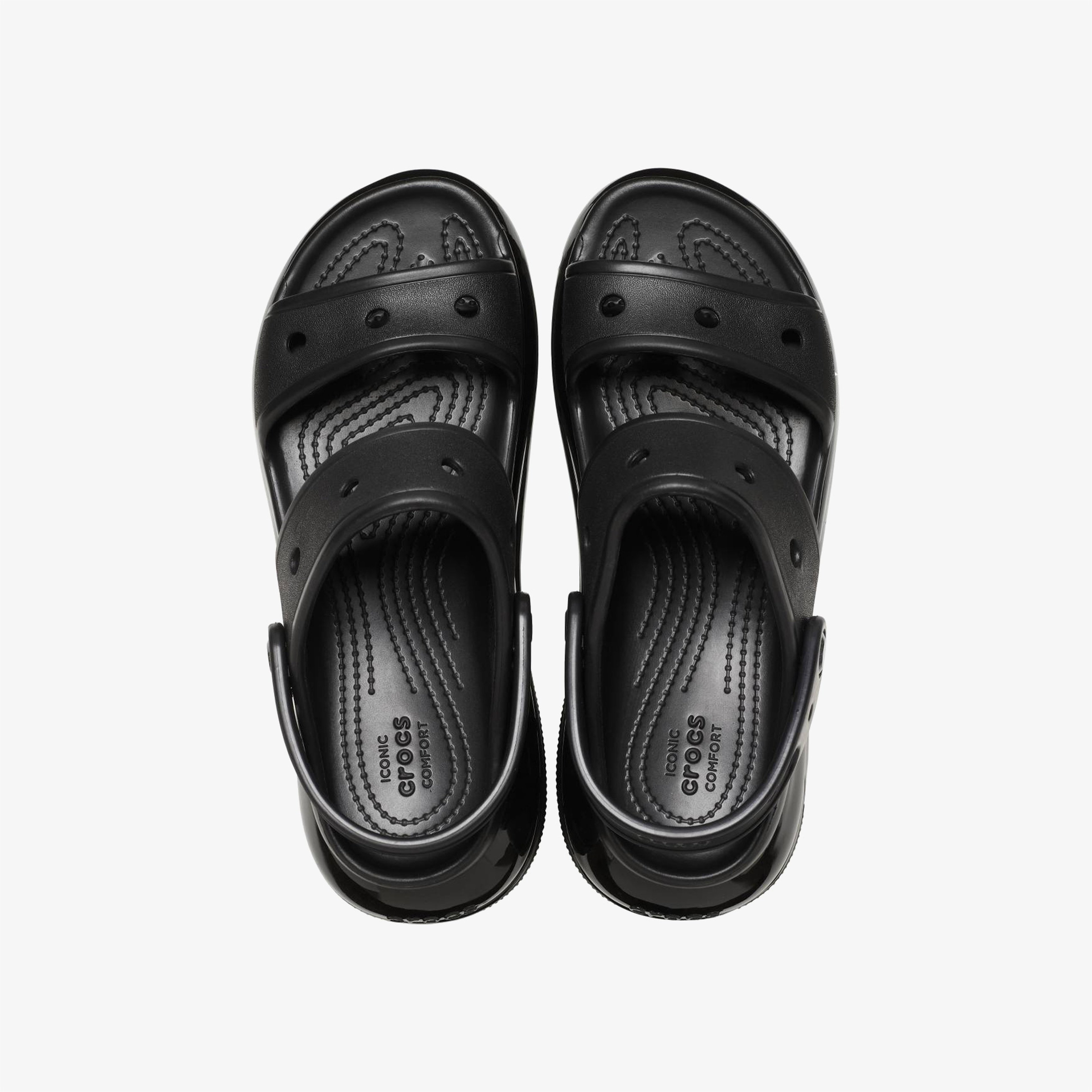 Crocs Classic Mega Crush Kadın Siyah Sandalet