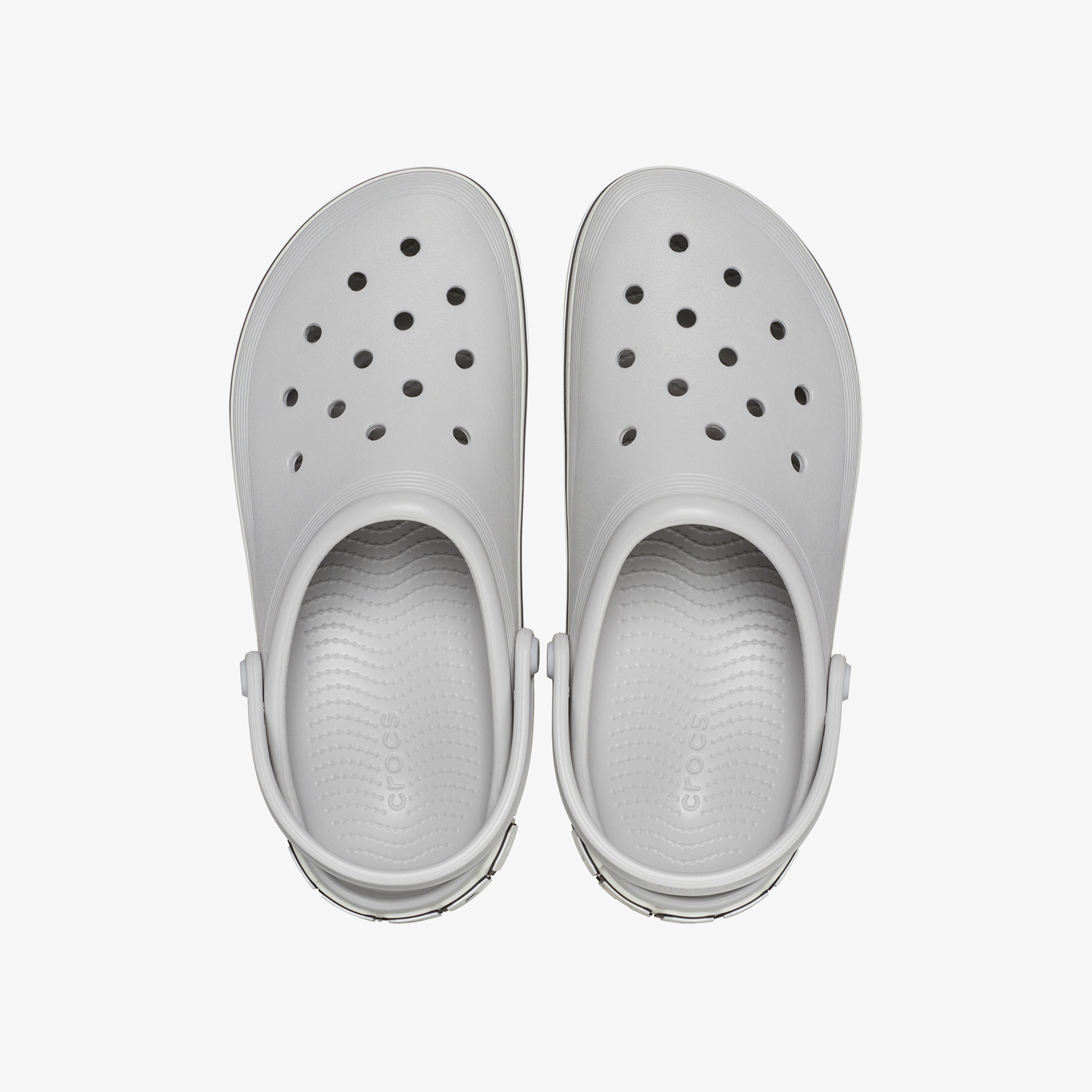 Crocs Off Court Logo Unisex Gri Terlik