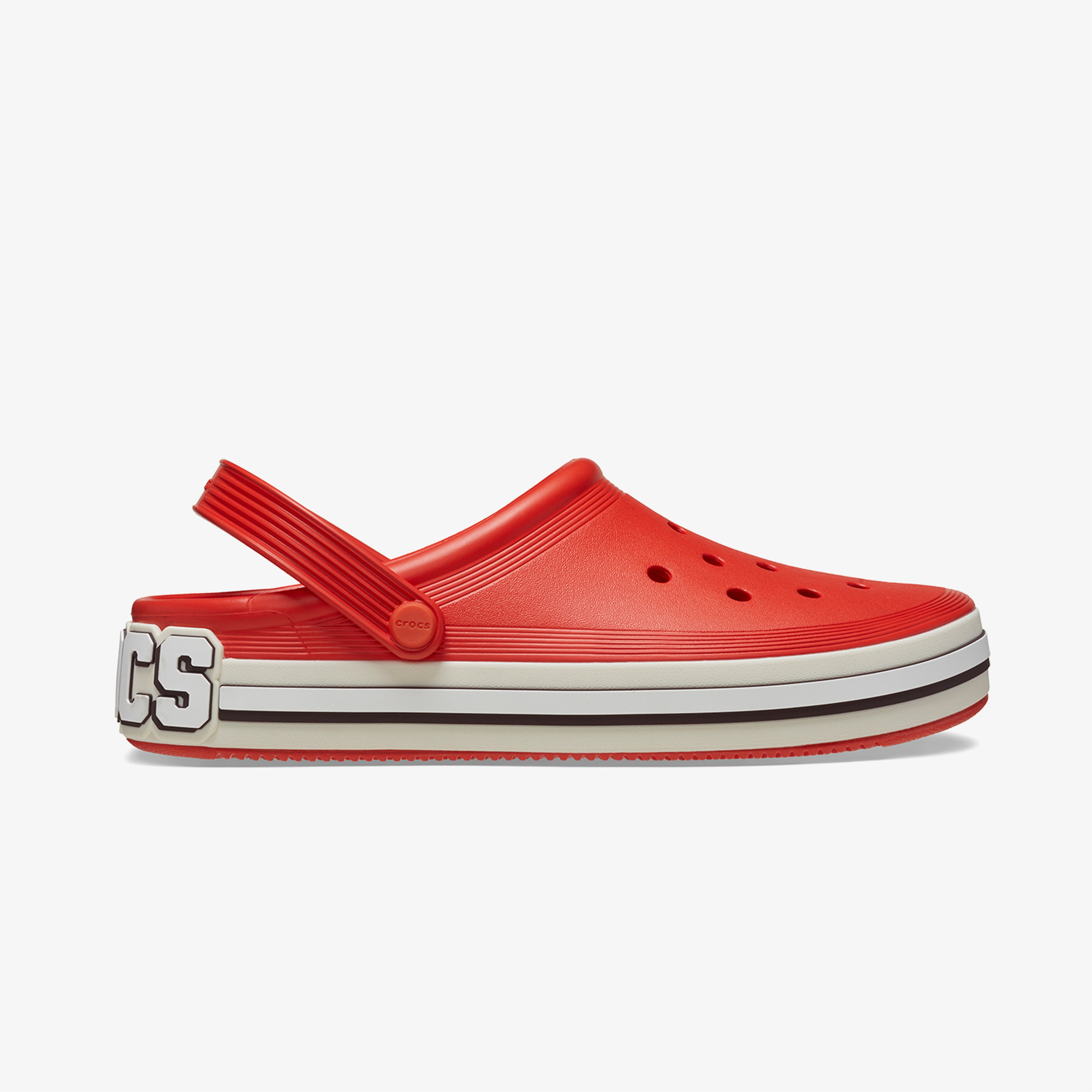 Crocs Off Court Logo Unisex Kırmızı Terlik