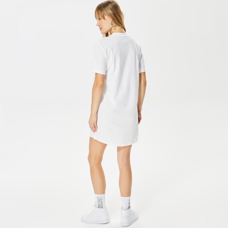 Nike Sportswear Essential Kadın Beyaz Elbise