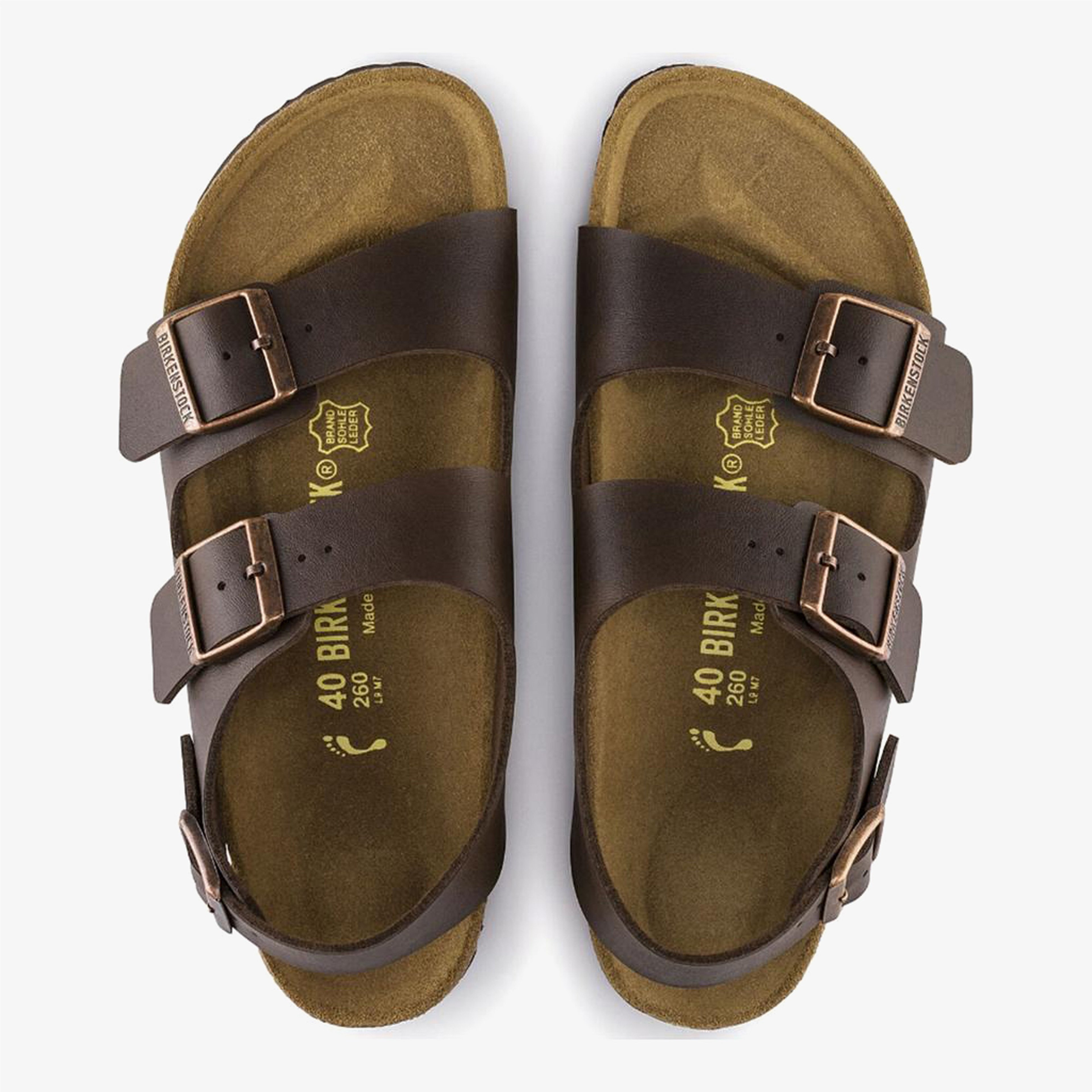 Birkenstock Milano Bf Erkek Kahverengi Sandalet