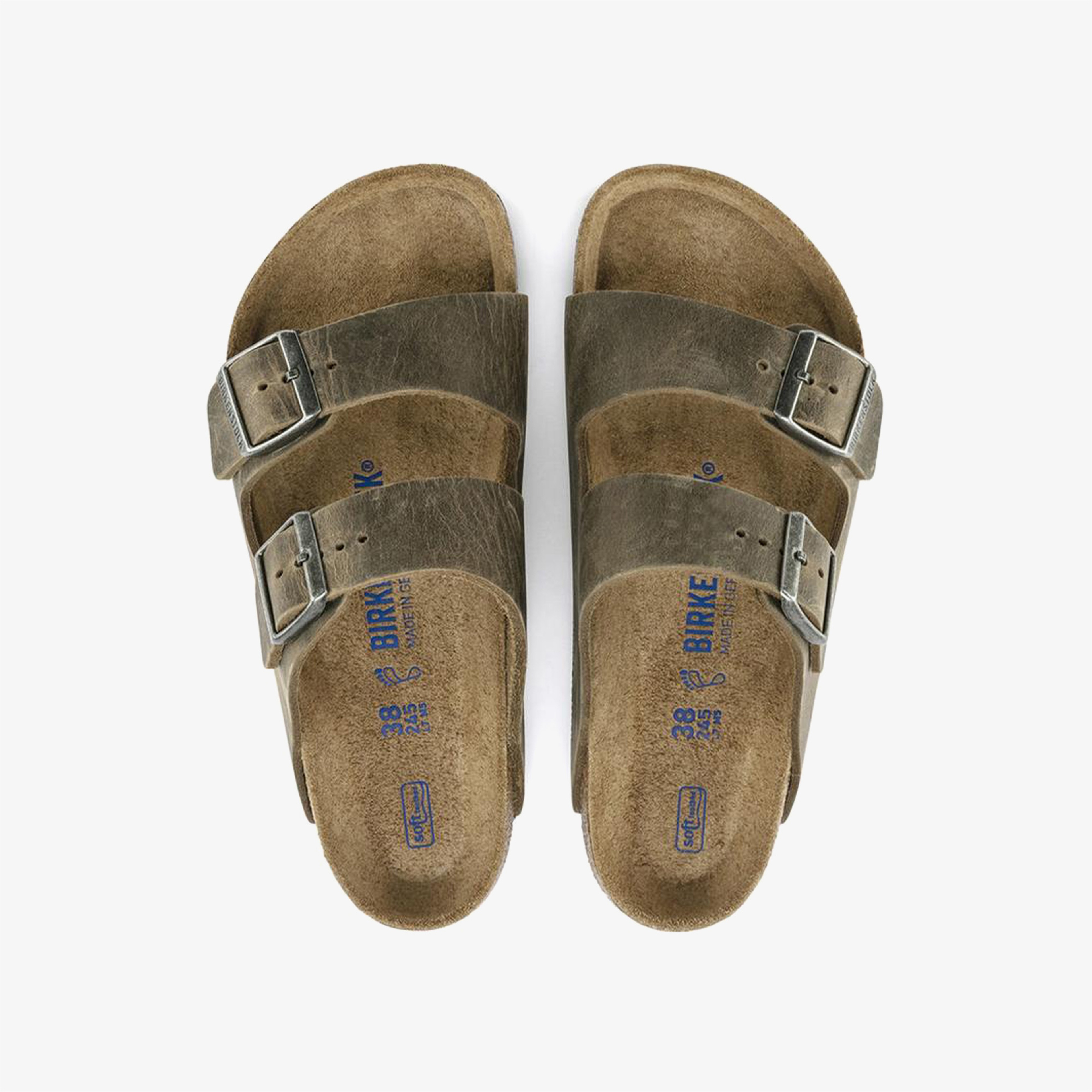 Birkenstock Arizona Sfb Leoi Erkek Haki Terlik
