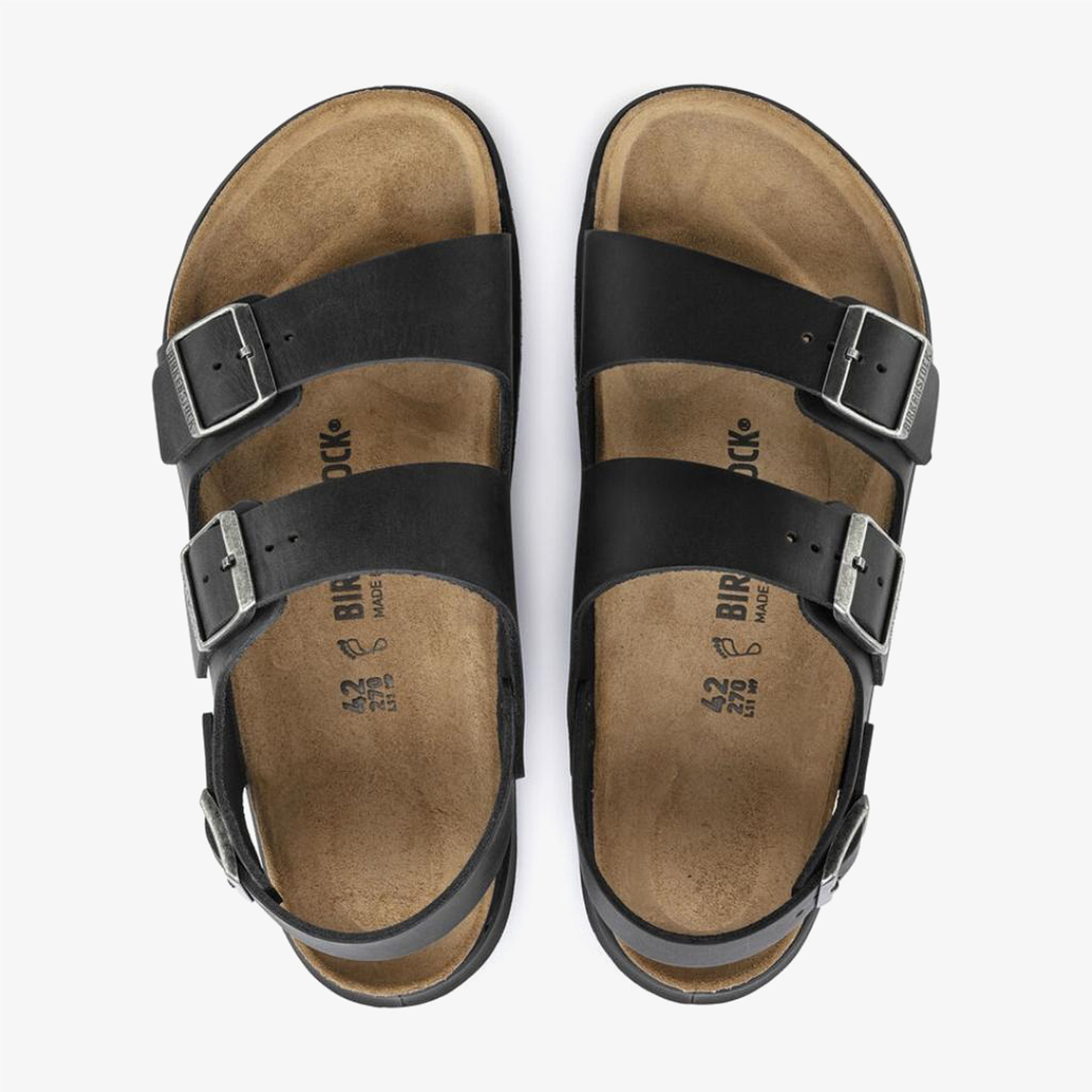 Birkenstock Milano Ct Bf Artic Old Erkek Siyah Sandalet