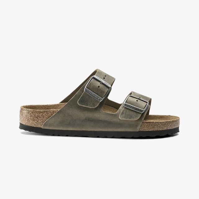 Birkenstock Birkenstock Arizona Sfb Leoi Erkek Haki Terlik Occasion'da! Haki - 2. görsel