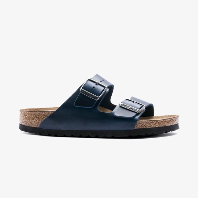Birkenstock Birkenstock Arizona Sfb Leoi Erkek Mavi Terlik Occasion'da! Mavi - 2. görsel