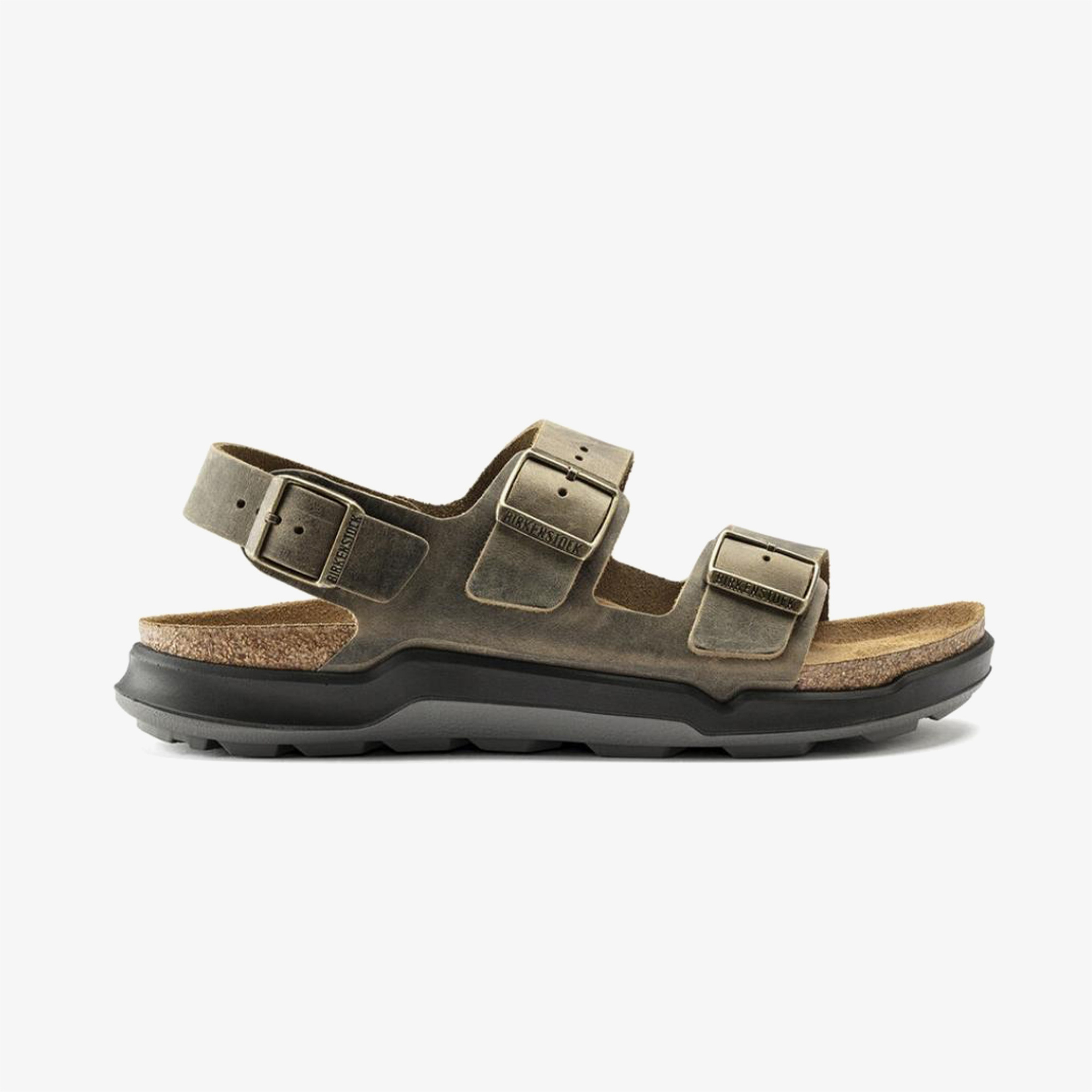 Birkenstock Milano Ct Bf Artic Old Erkek Haki Sandalet