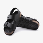 Birkenstock Milano Bf Triples Erkek Siyah Sandalet