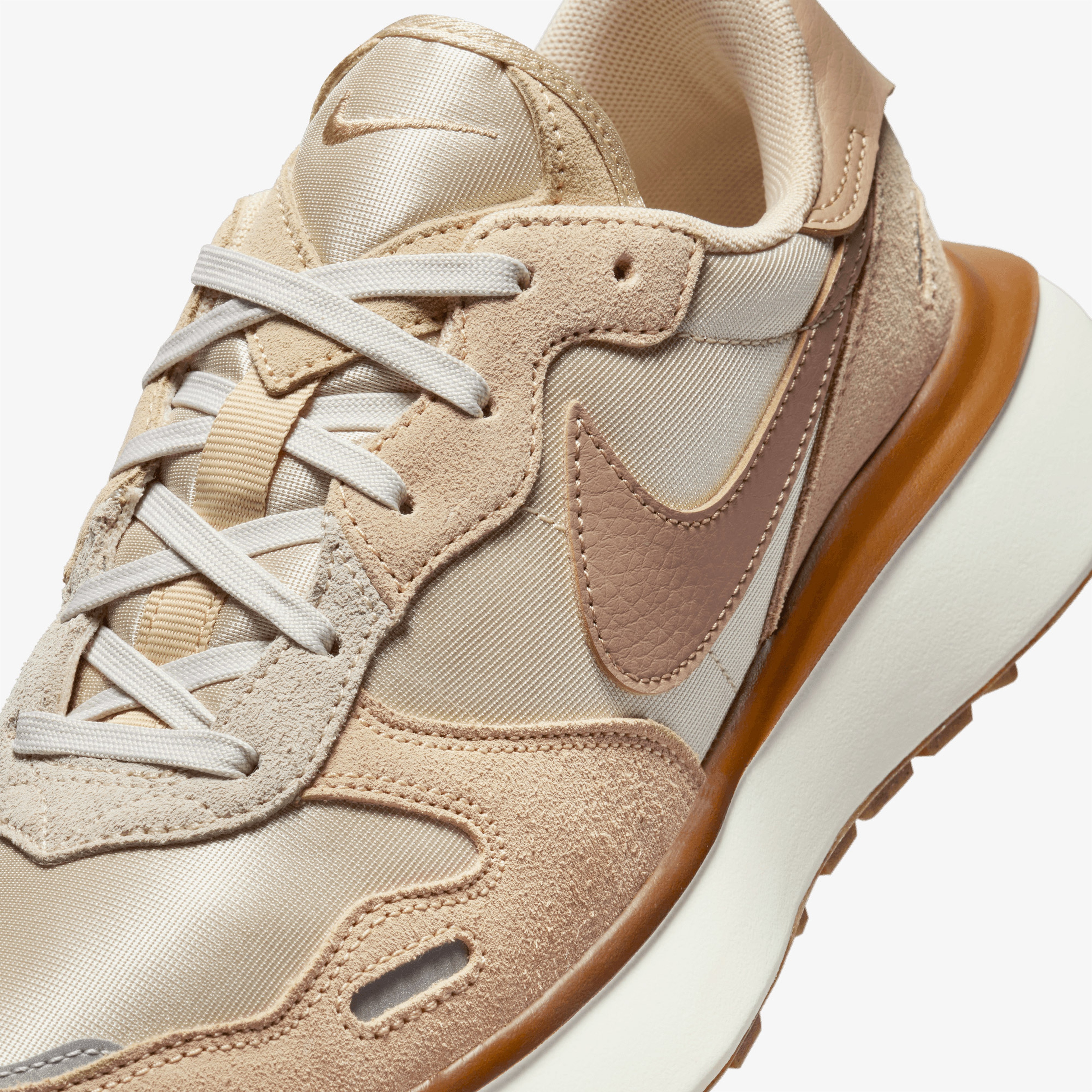 Nike Phoenix Waffle Kadın Bej Spor Ayakkabı