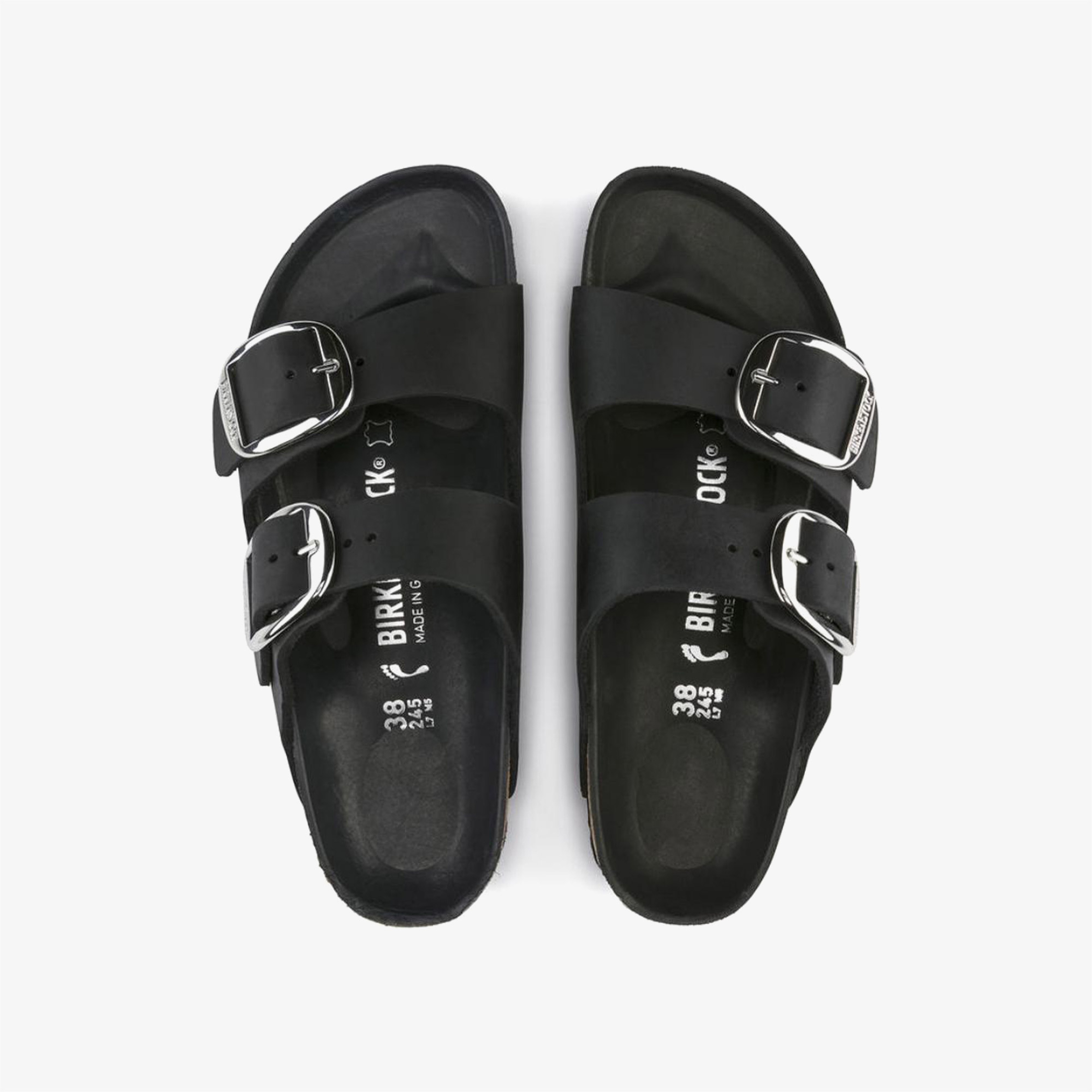 Birkenstock Arizona Big Buckle Leoi Kadın Siyah Terlik