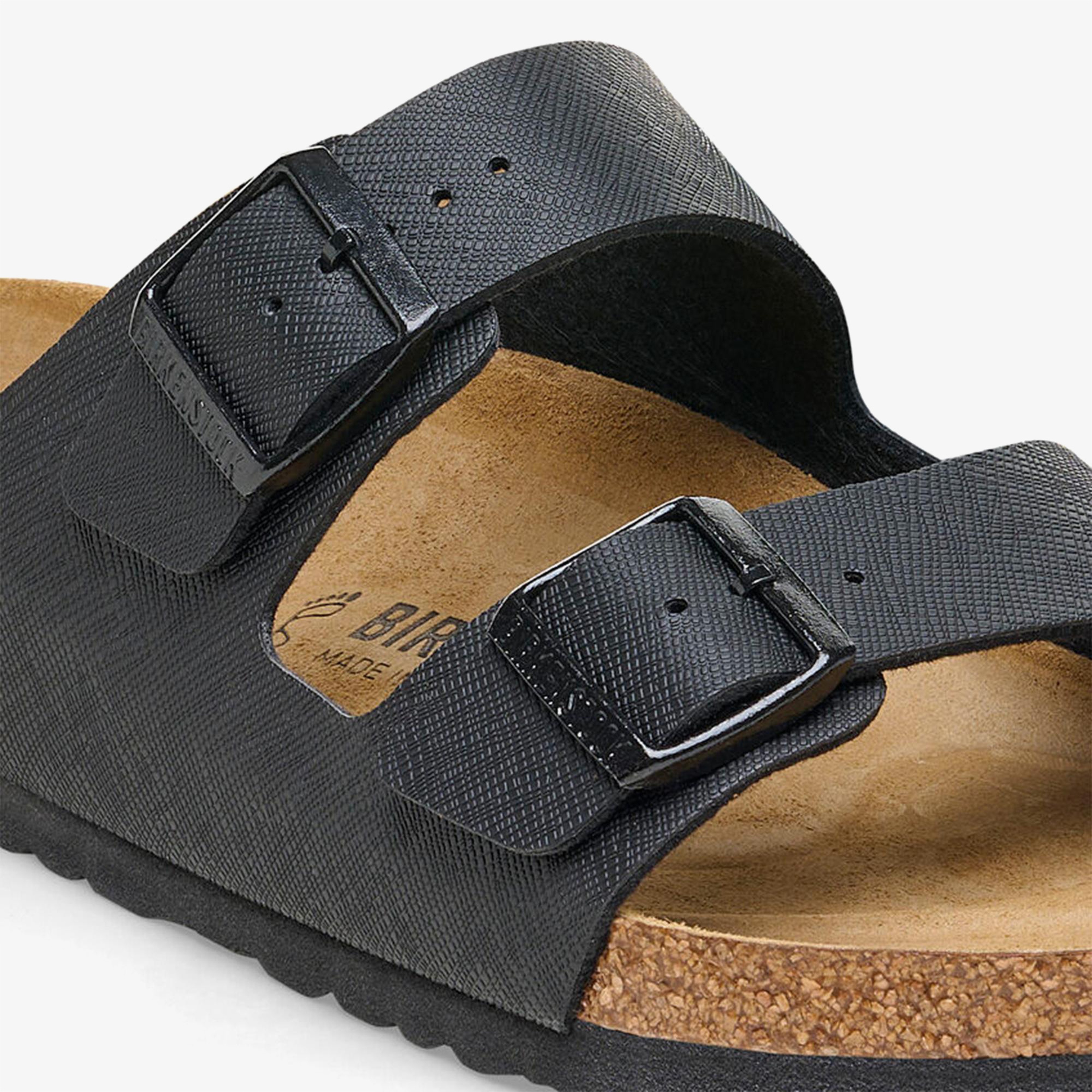 Birkenstock Arizona Bf Saffiano Erkek Siyah Terlik
