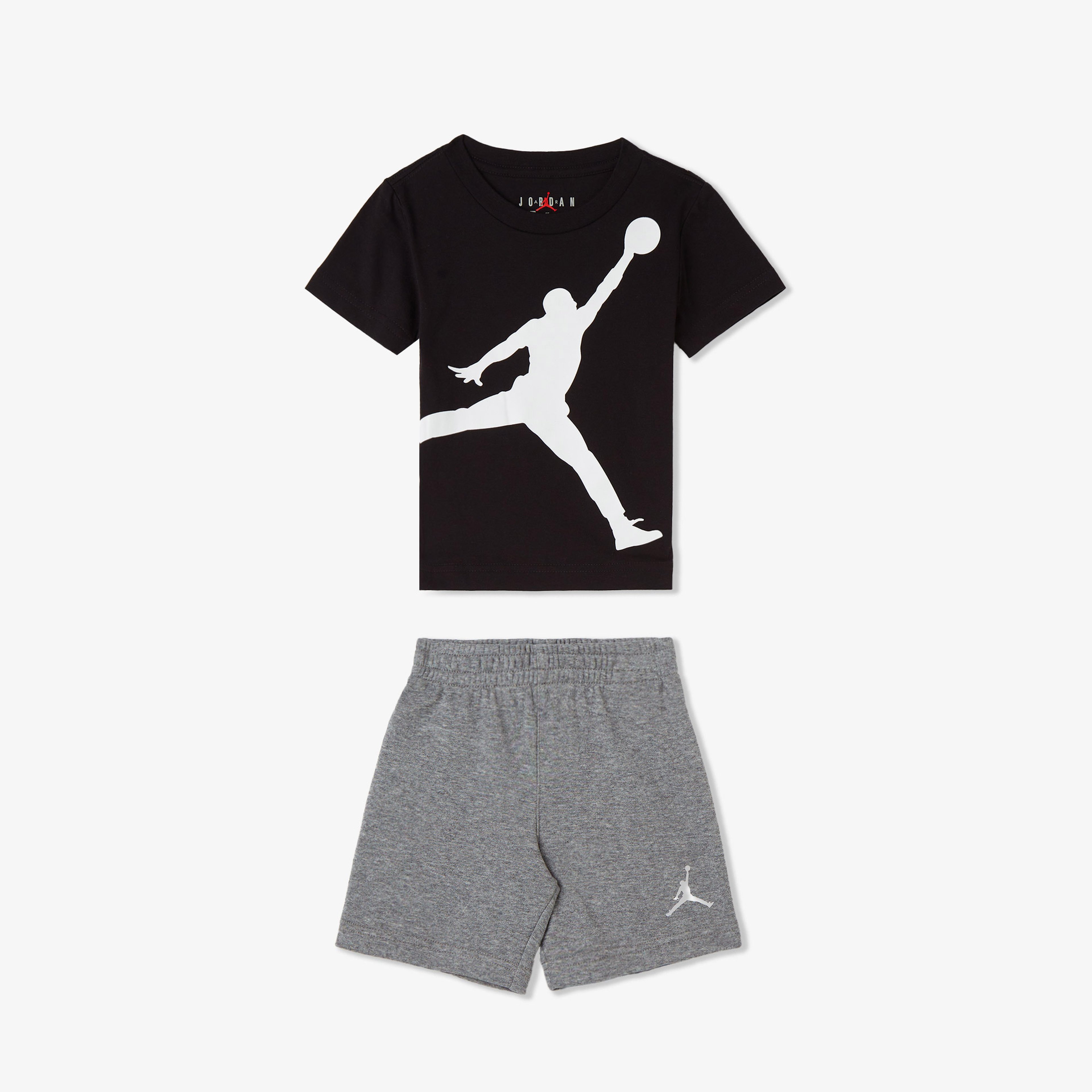 Jordan Jdb Jumbo Jumpman Short Set Bebek Gri Eşofman Takımı