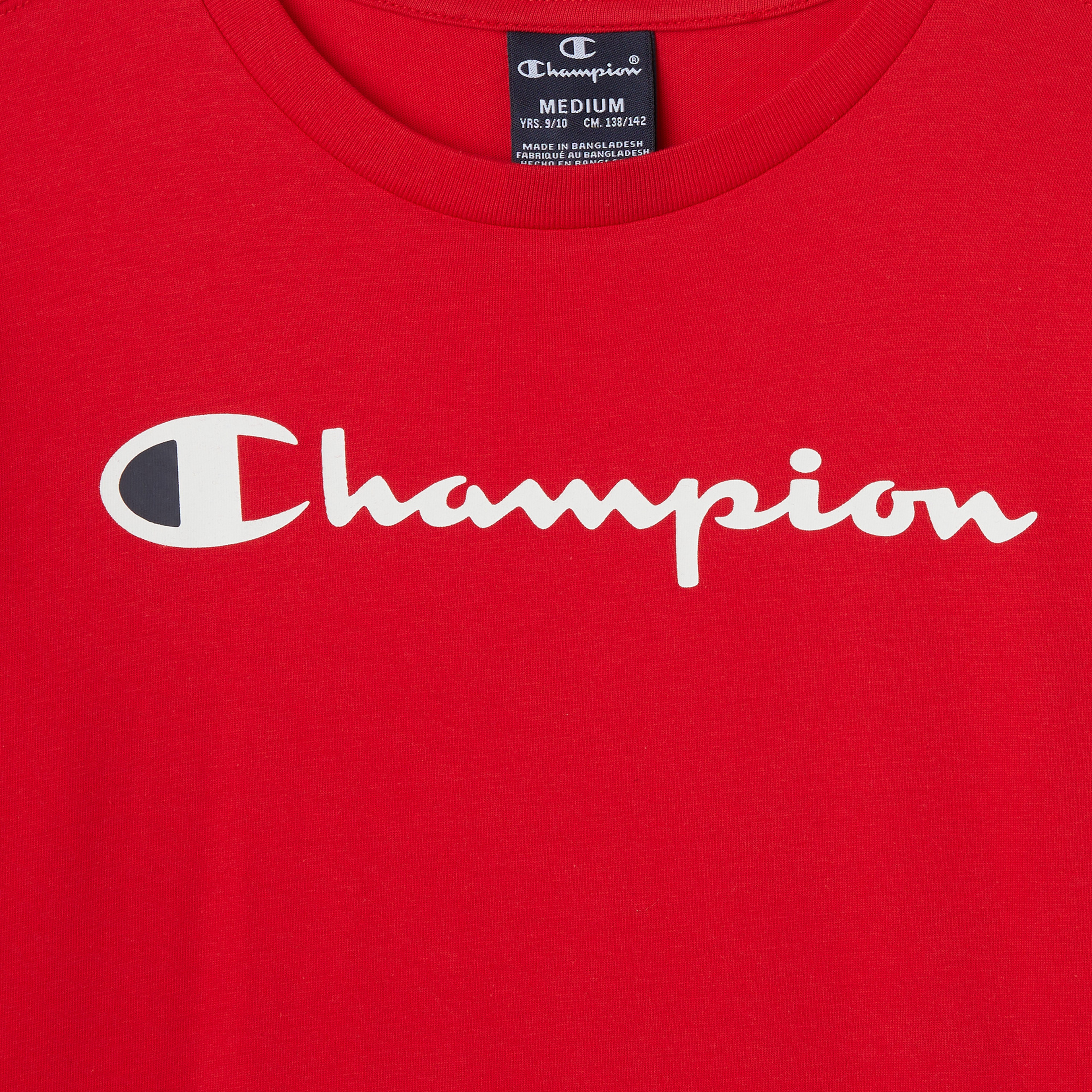 Champion Crewneck Çocuk Kırmızı T-Shirt