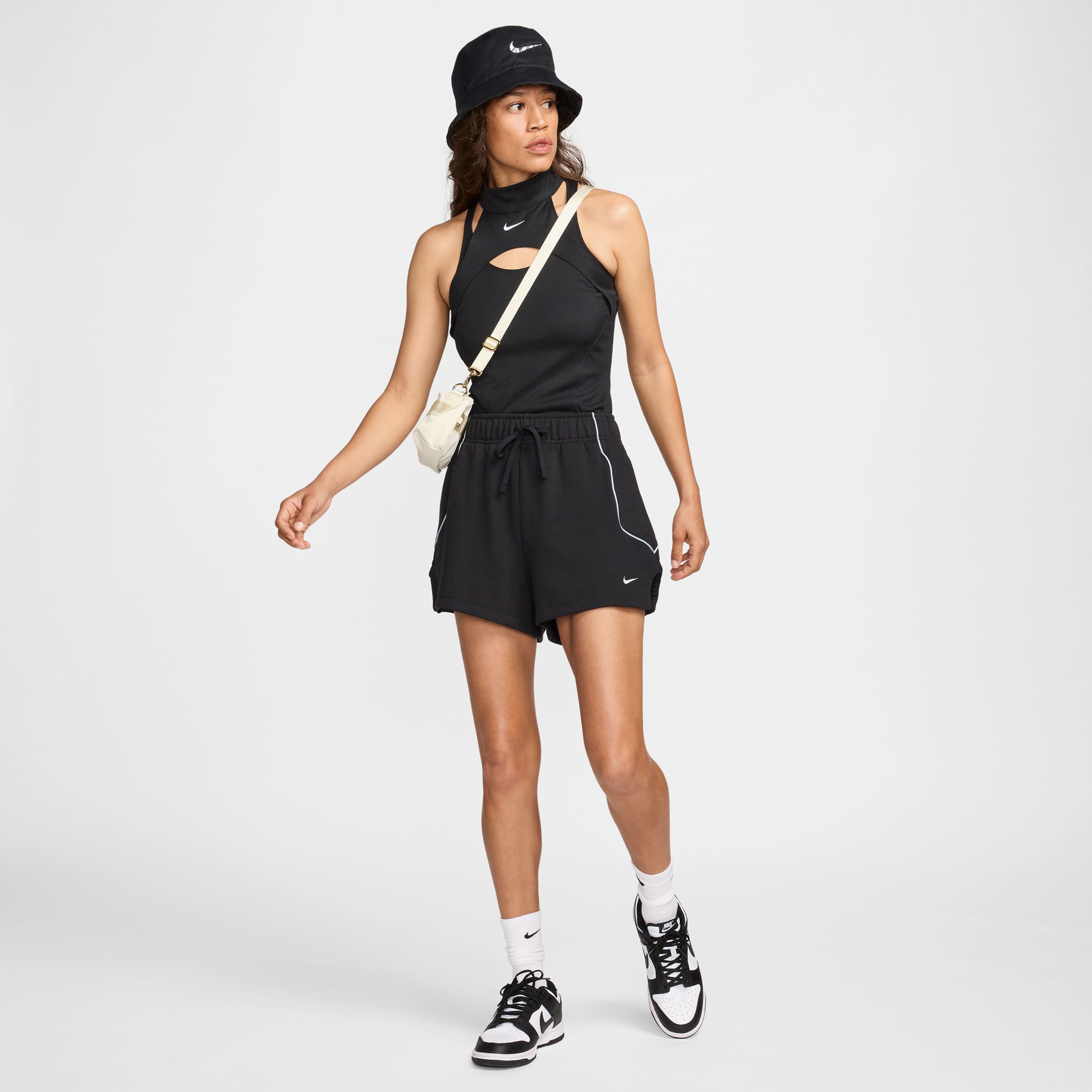 Nike Sportswear Street Kadın Siyah T-Shirt