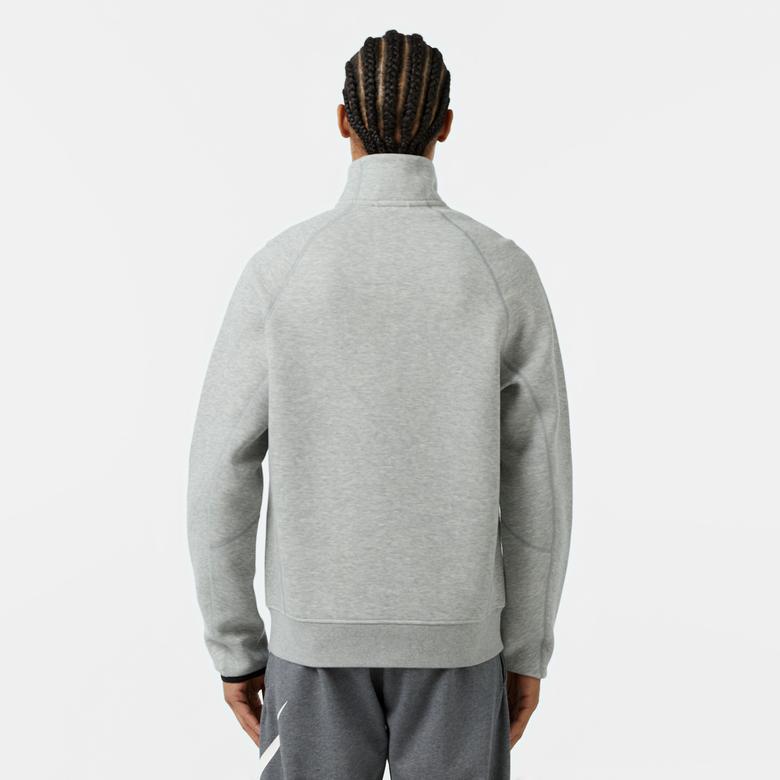 Nike Tech Fleece Top Erkek Gri Sweatshirt