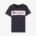 Champion Crewneck Çocuk Lacivert T-Shirt