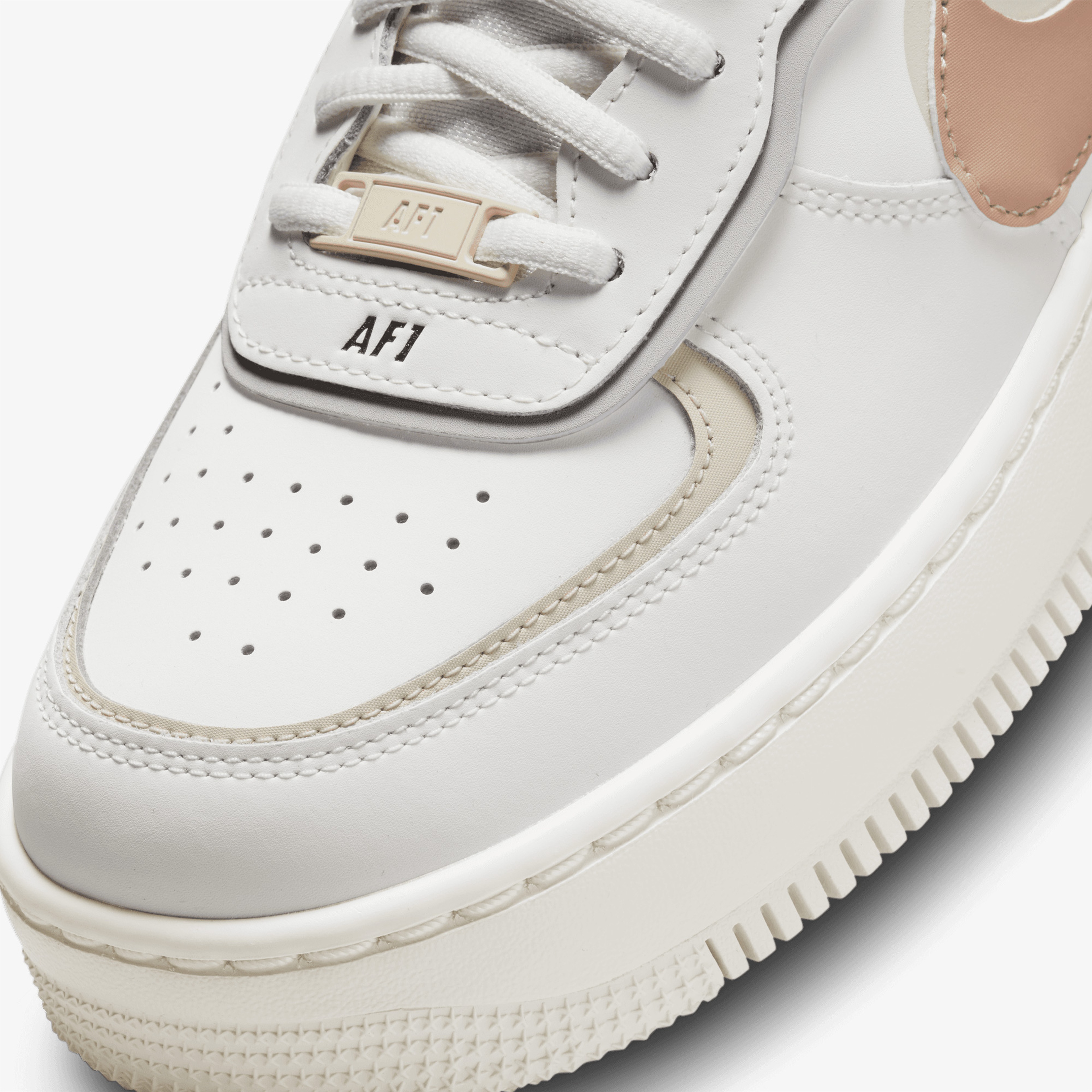 Nike Air Force 1 Shadow CO Kadın Krem Sneaker