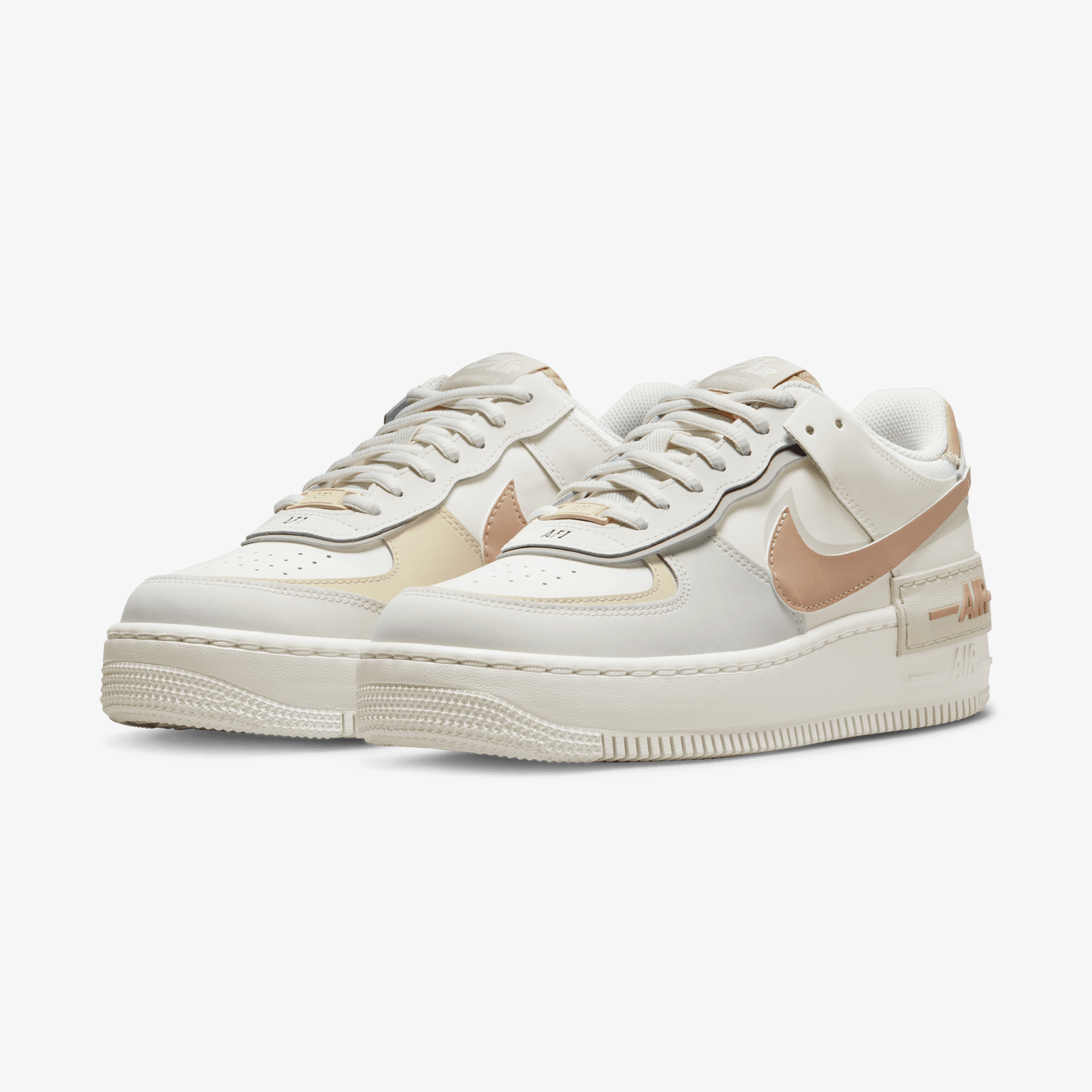 Nike Air Force 1 Shadow CO Kadın Krem Sneaker