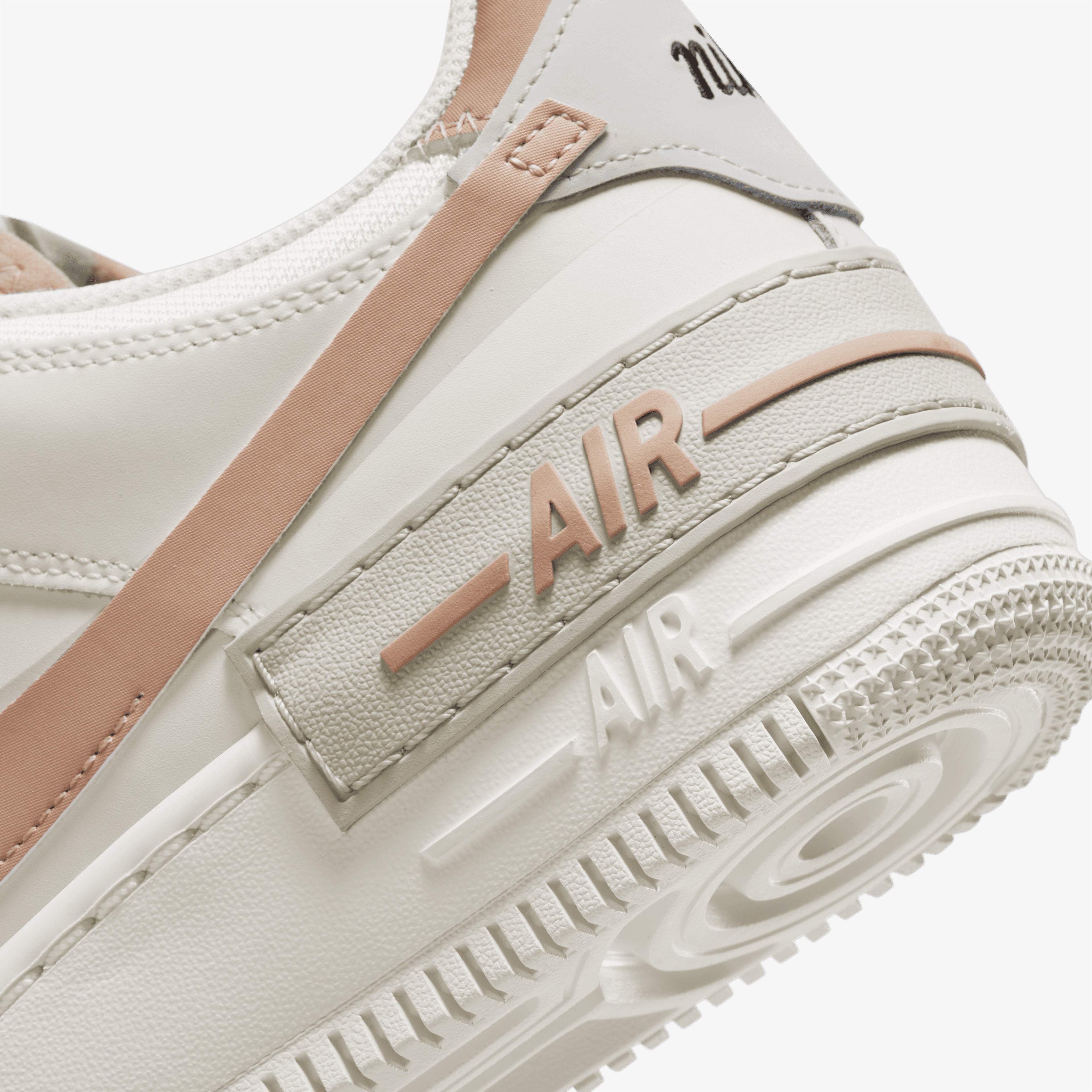 Nike Air Force 1 Shadow CO Kadın Krem Sneaker