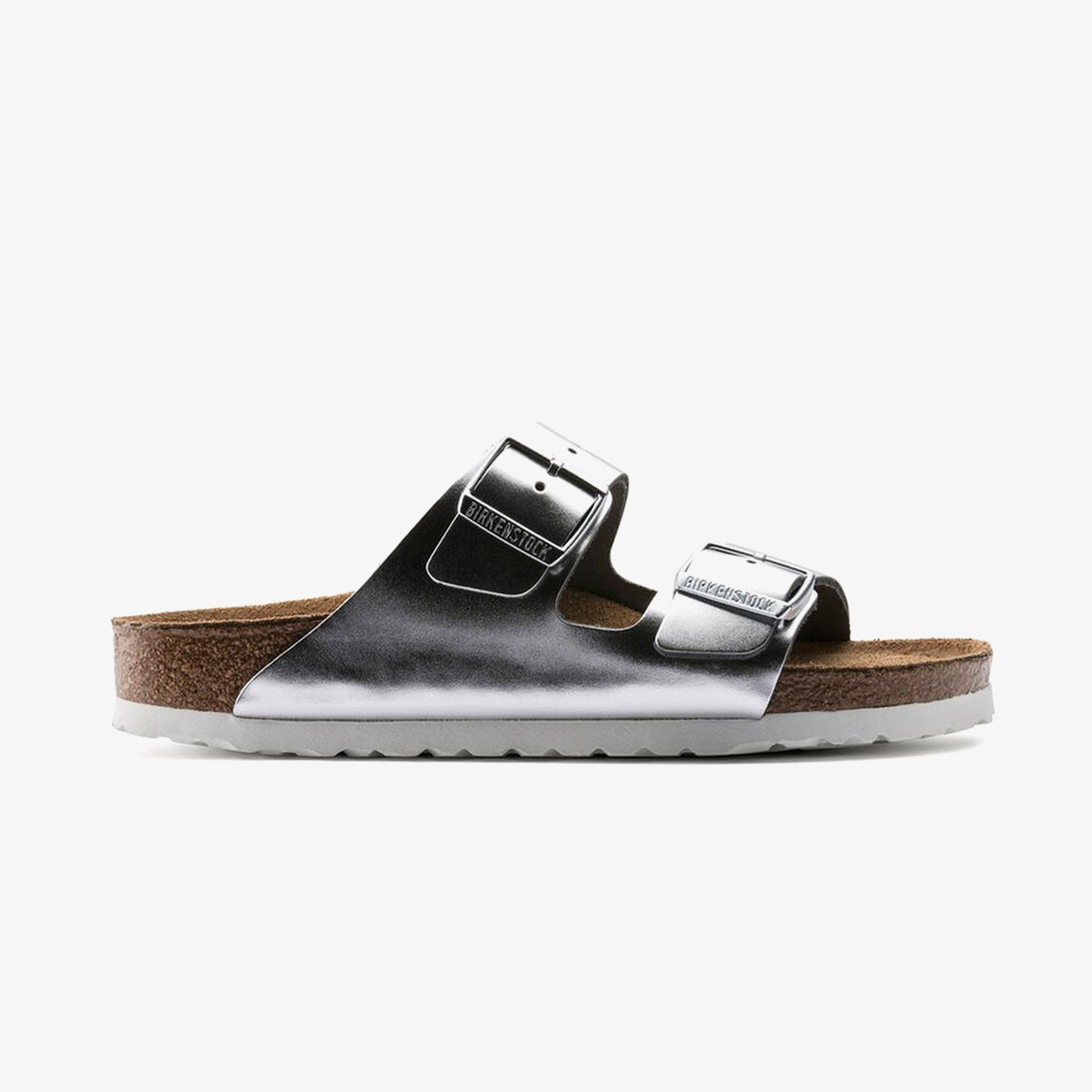 Birkenstock Arizona Kadın Metalik Gri Terlik