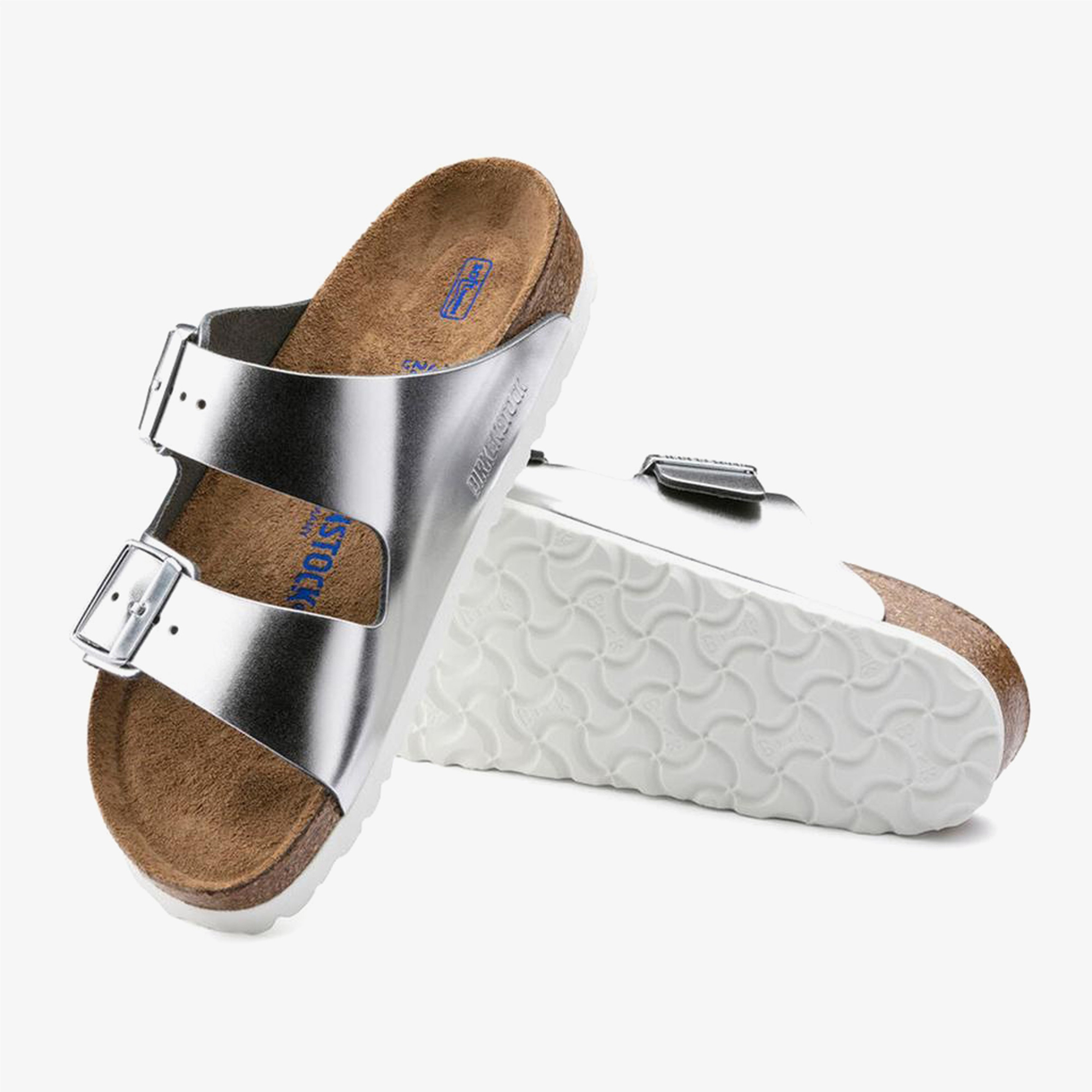 Birkenstock Arizona Kadın Metalik Gri Terlik