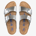 Birkenstock Arizona Kadın Metalik Gri Terlik