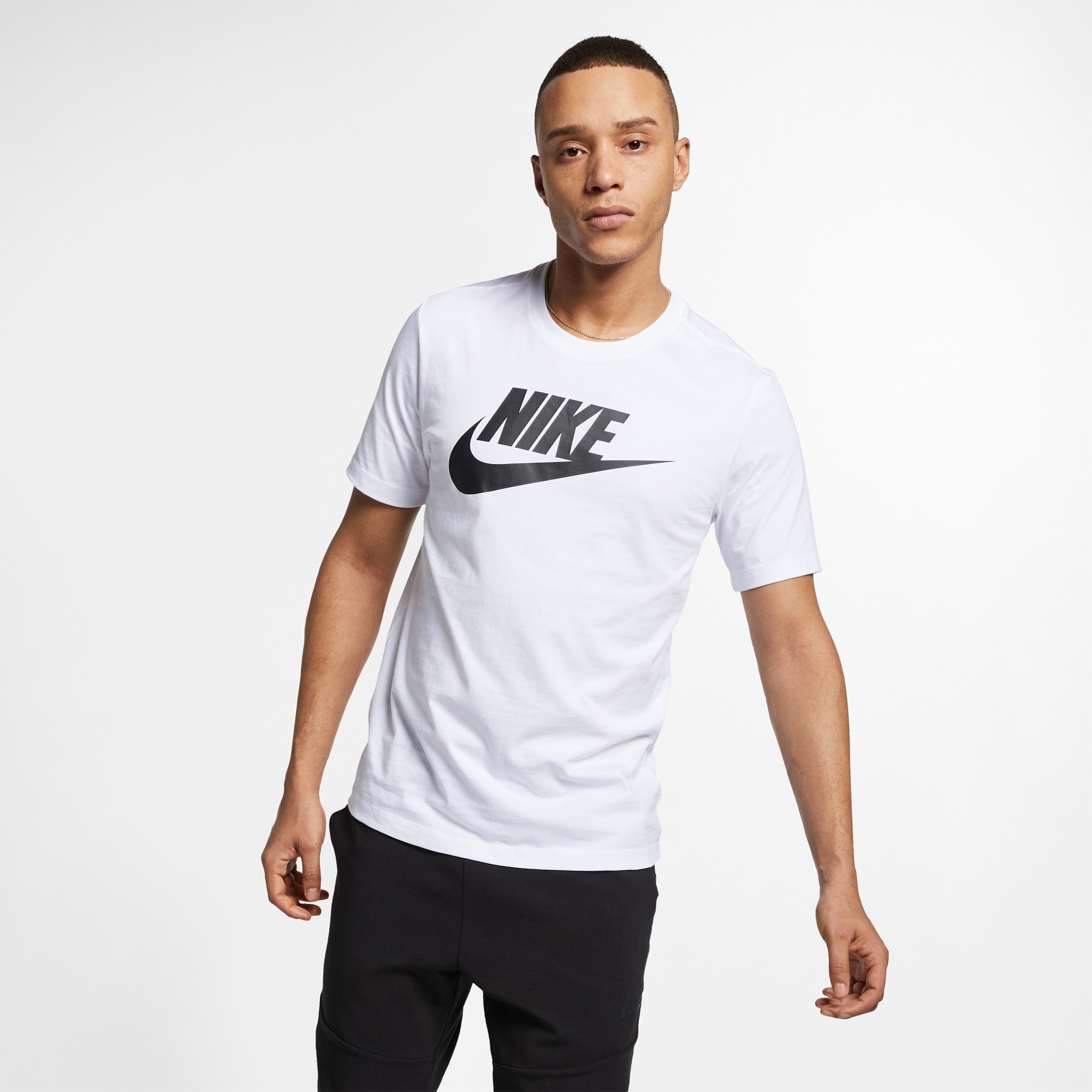 Nike Icon Futura Erkek Beyaz T-Shirt