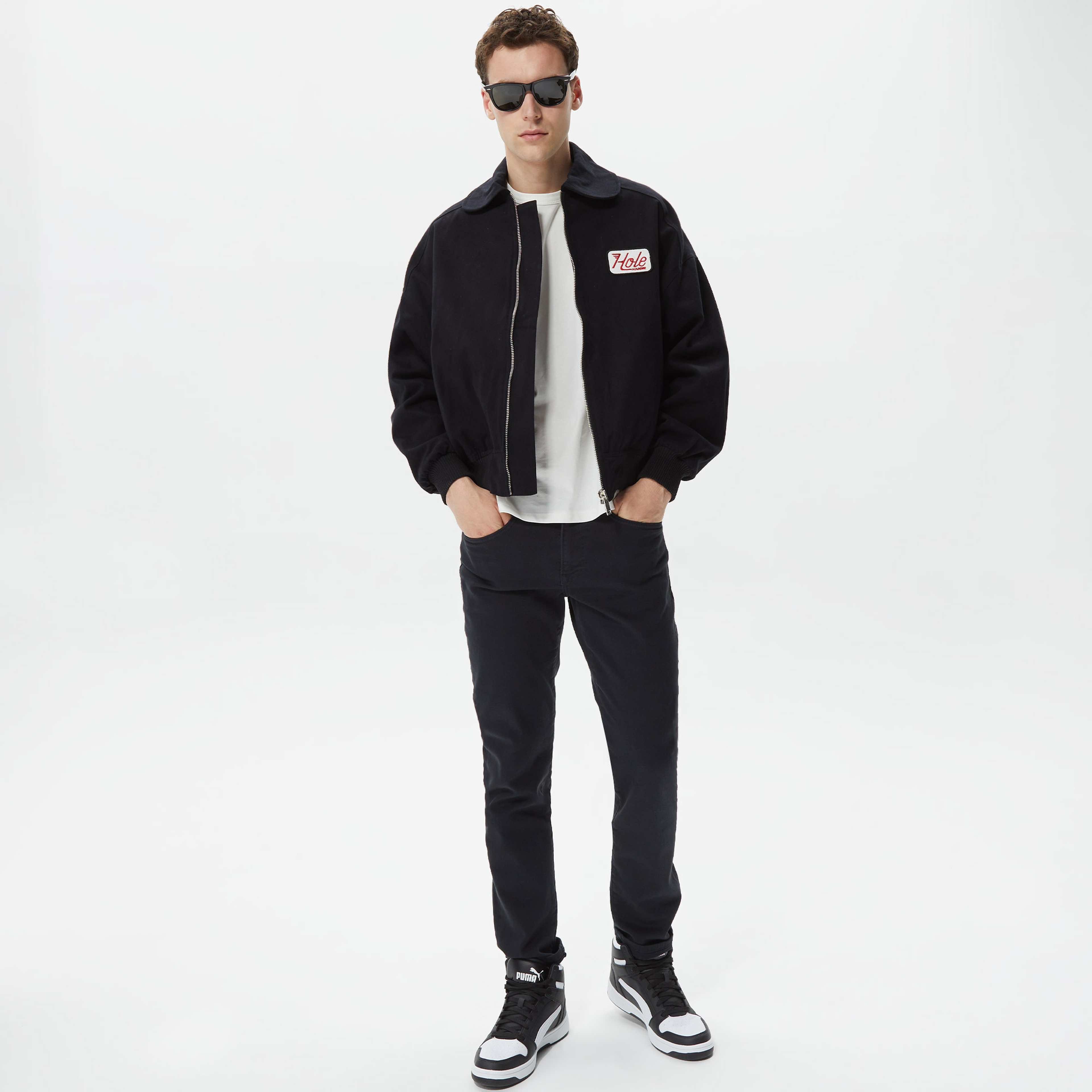 Holeacademie Essentials Erkek Siyah Ceket