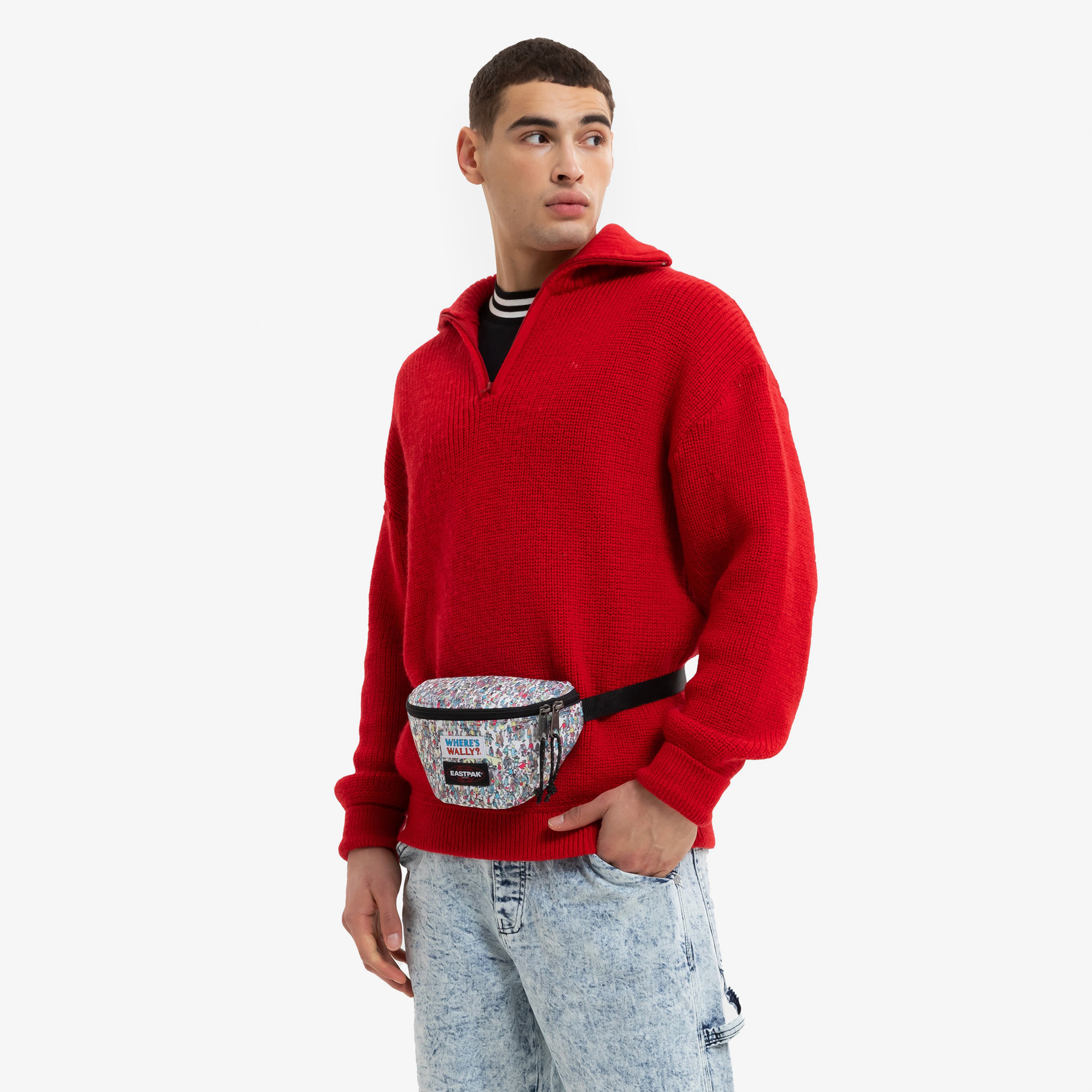 Eastpak Springer Unisex Beyaz Bel Çantası