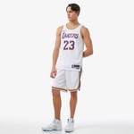 Nike Los Angeles Lakers NBA Swingman Erkek Beyaz Şort