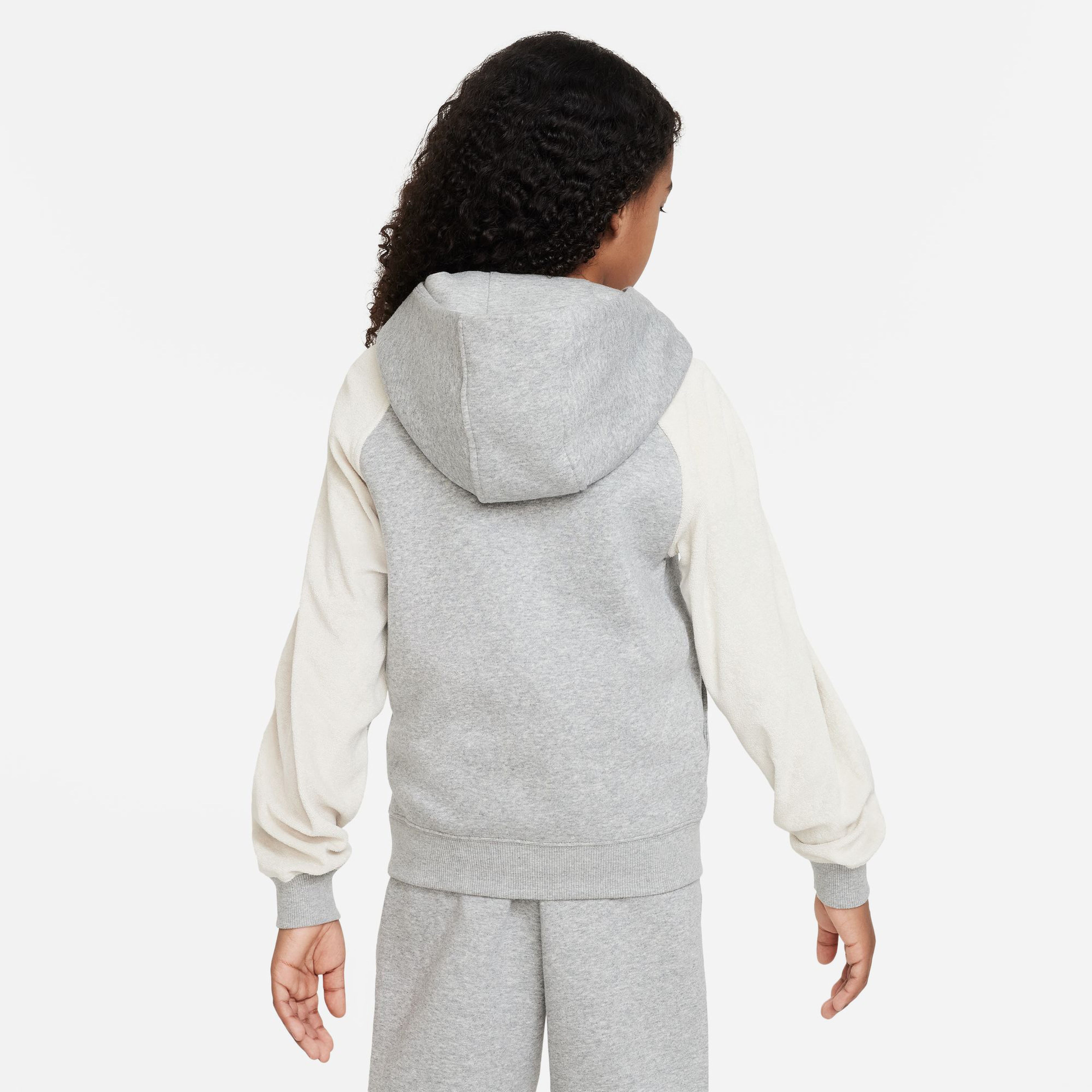 Nike Sportswear Amplify Çocuk Gri Hoodie