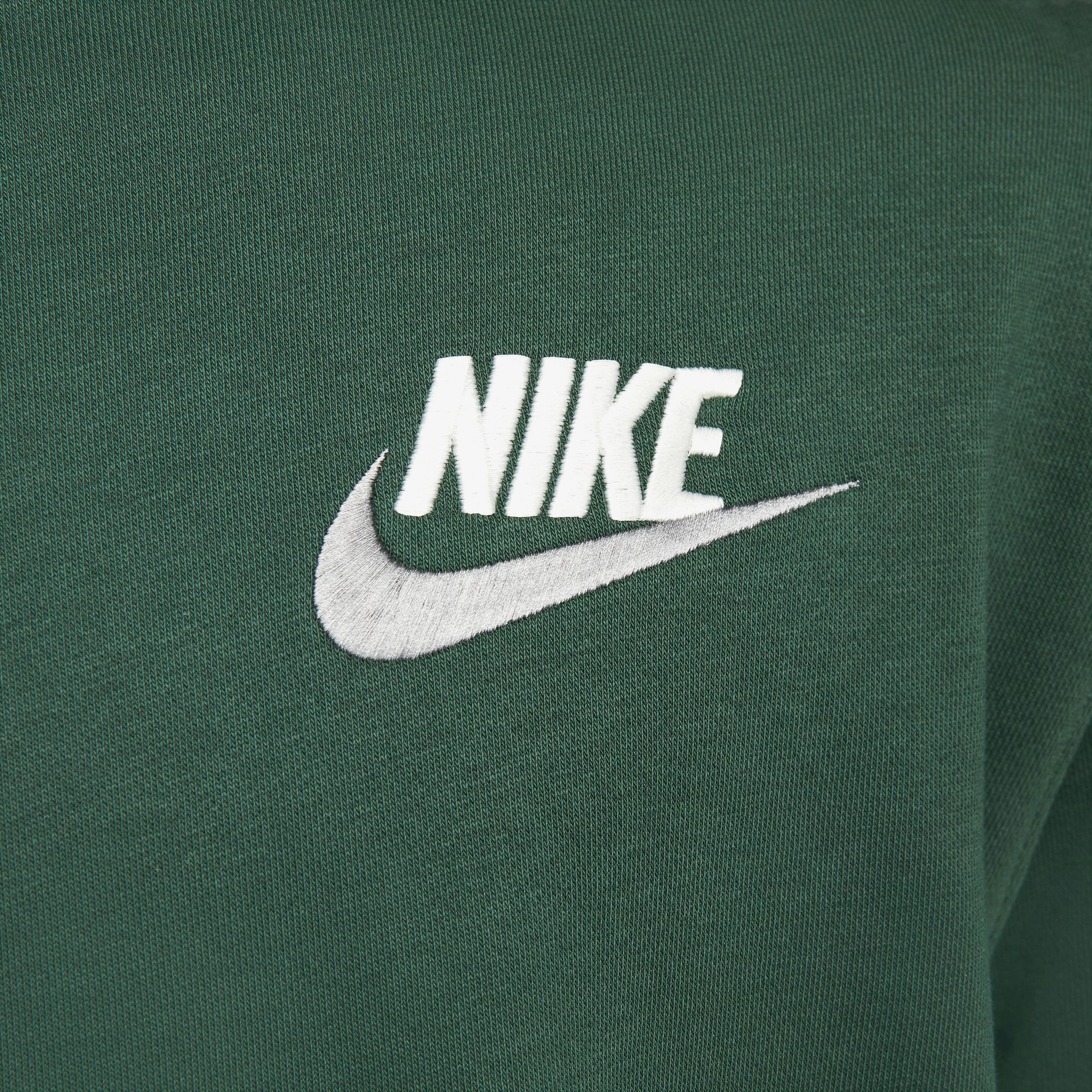 Nike Club+ Fit Crew Erkek Yeşil Sweatshirt
