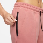 Nike Sportswear Tech Fleece Mid Rise Kadın Pembe Eşofman Altı
