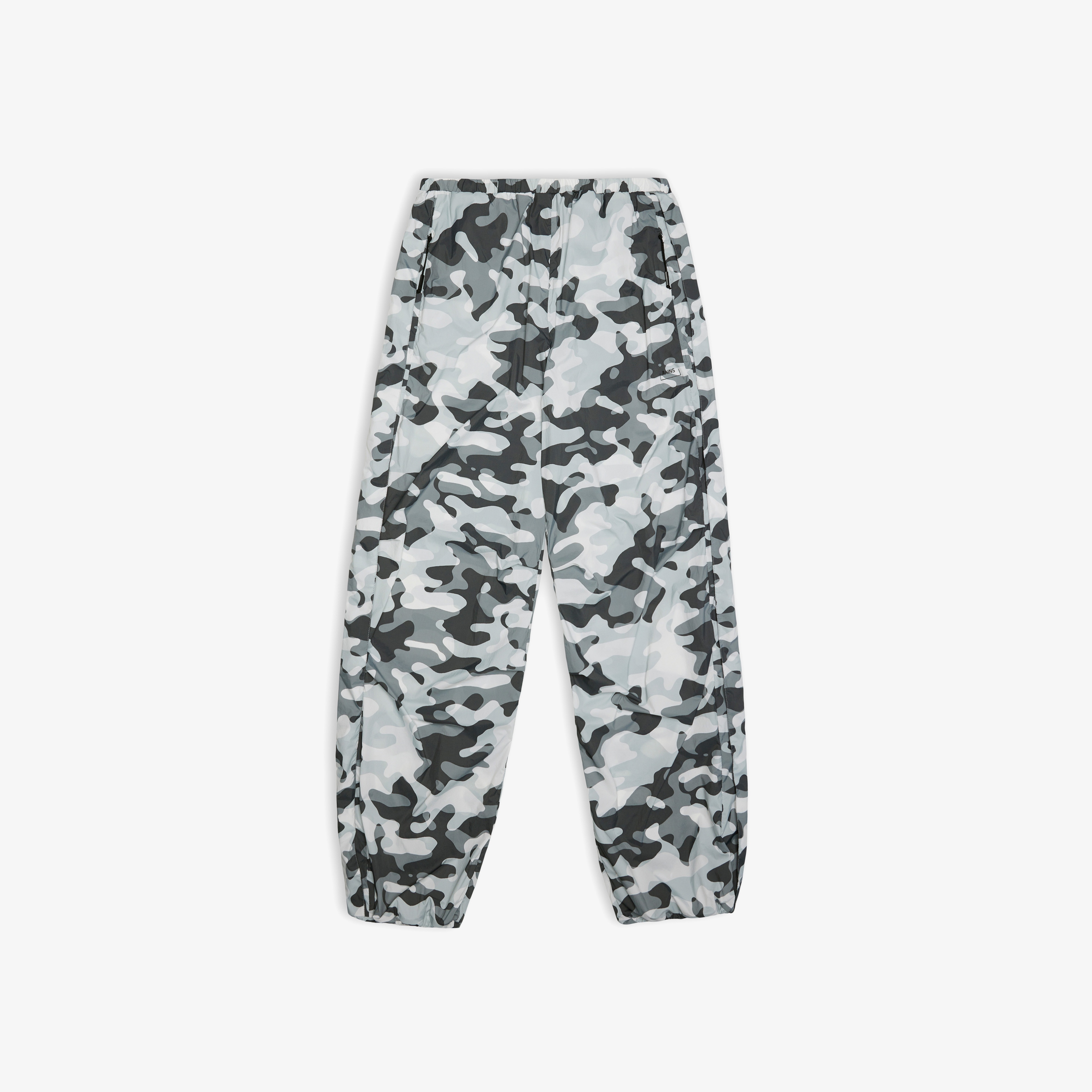 Rains Naha Wide Unisex Gri-Siyah Pantolon