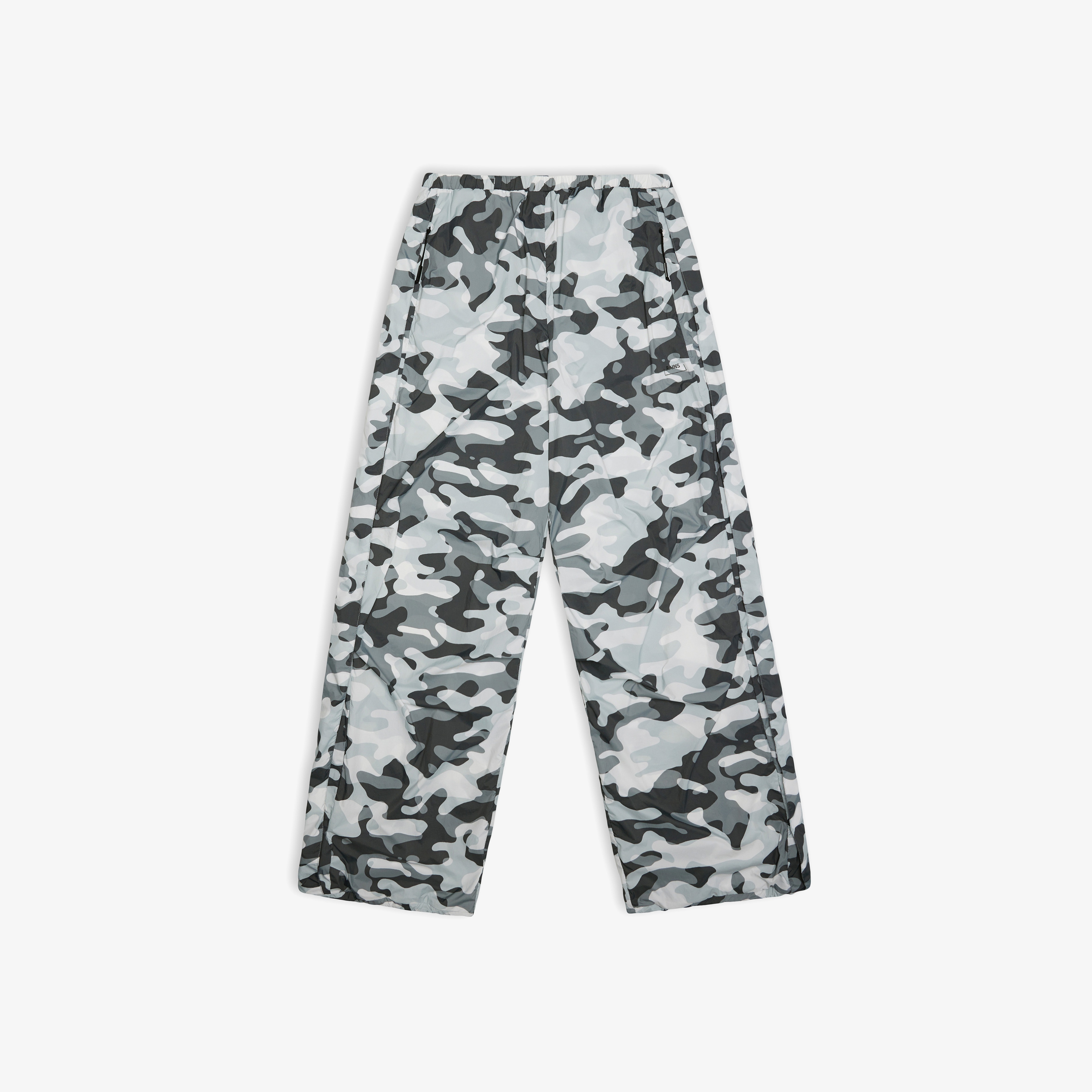 Rains Naha Wide Unisex Gri-Siyah Pantolon