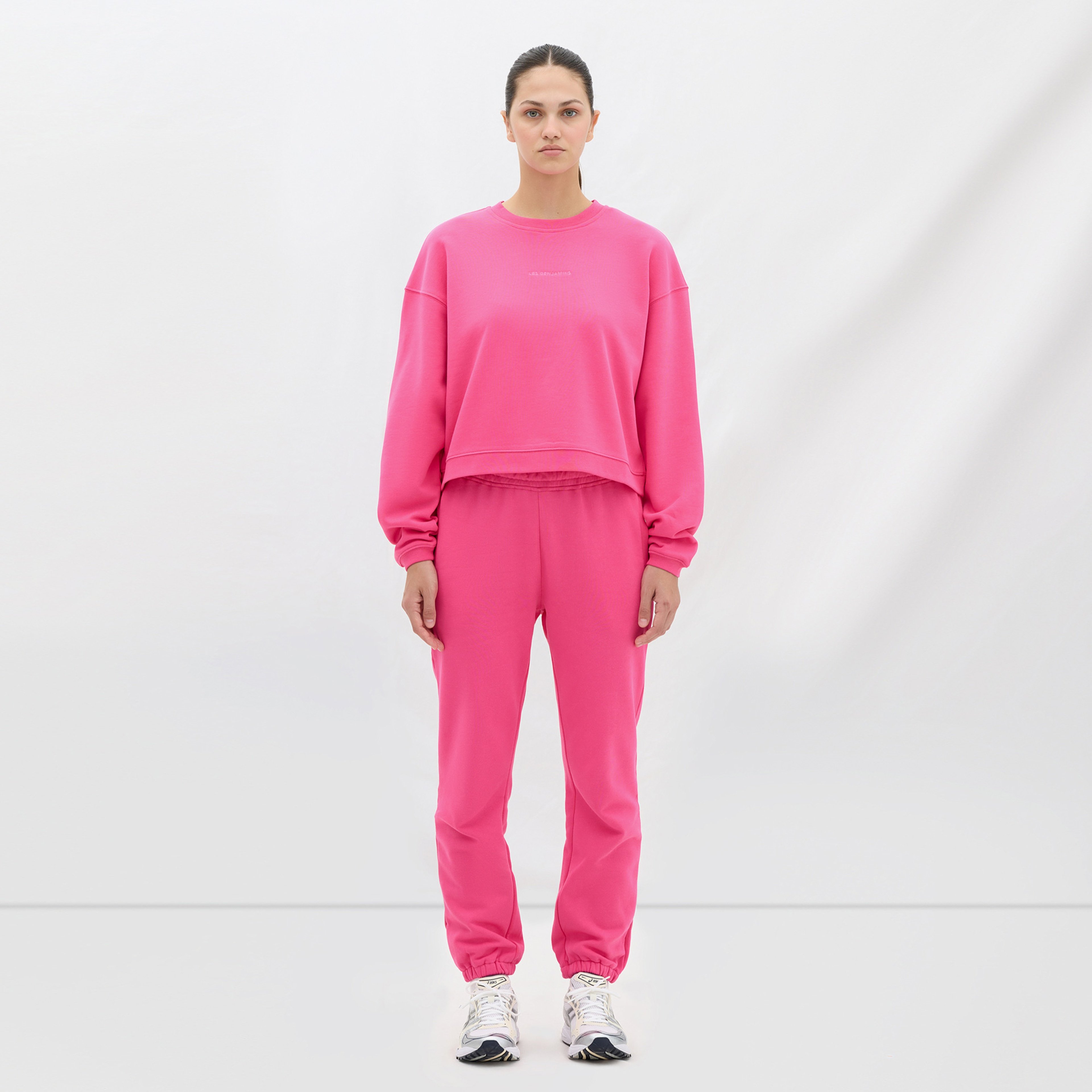 Les Benjamins Essential Kadın Pembe Sweatshirt