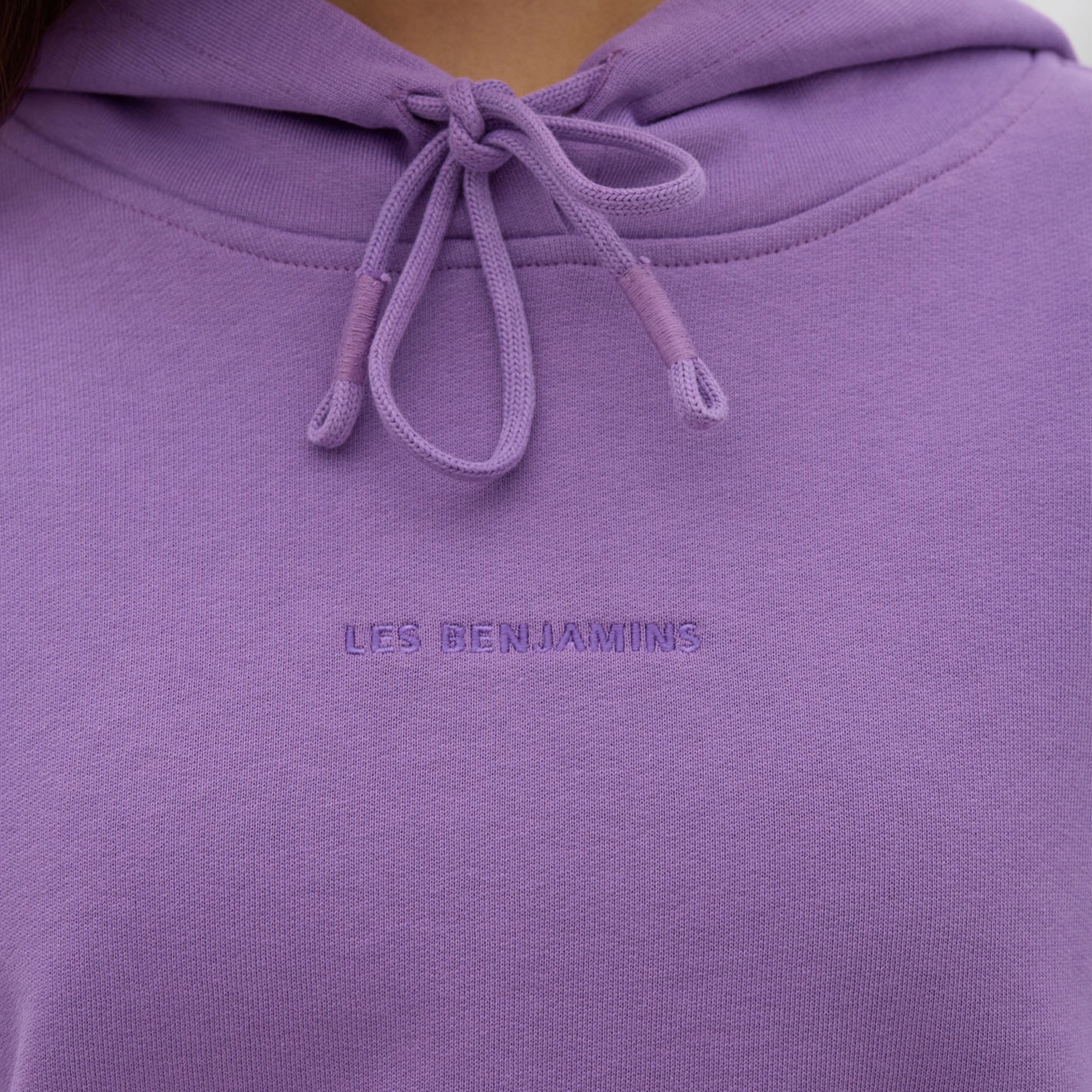 Les Benjamins Essential Kadın Mor Hoodie