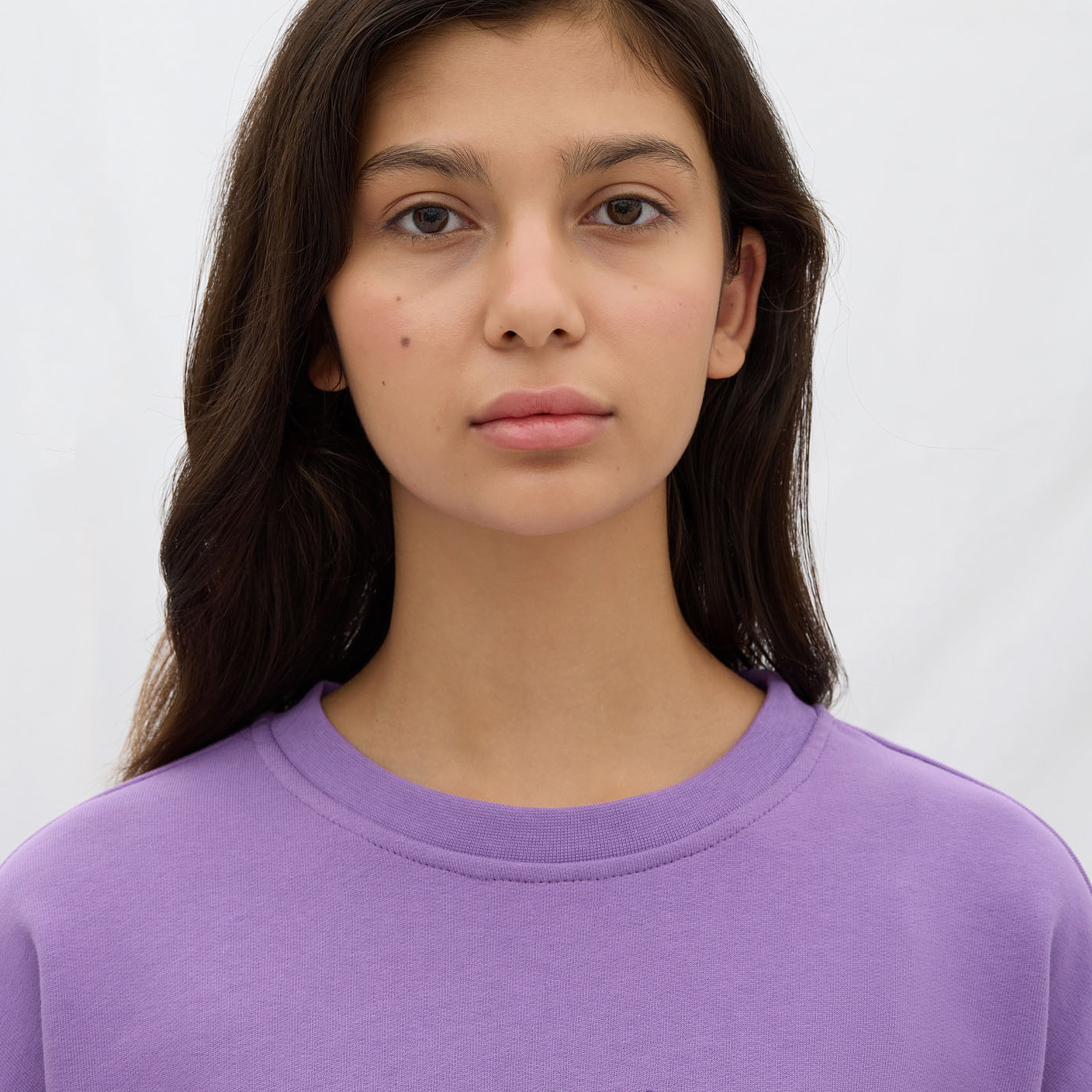 Les Benjamins Essential Kadın Mor Sweatshirt