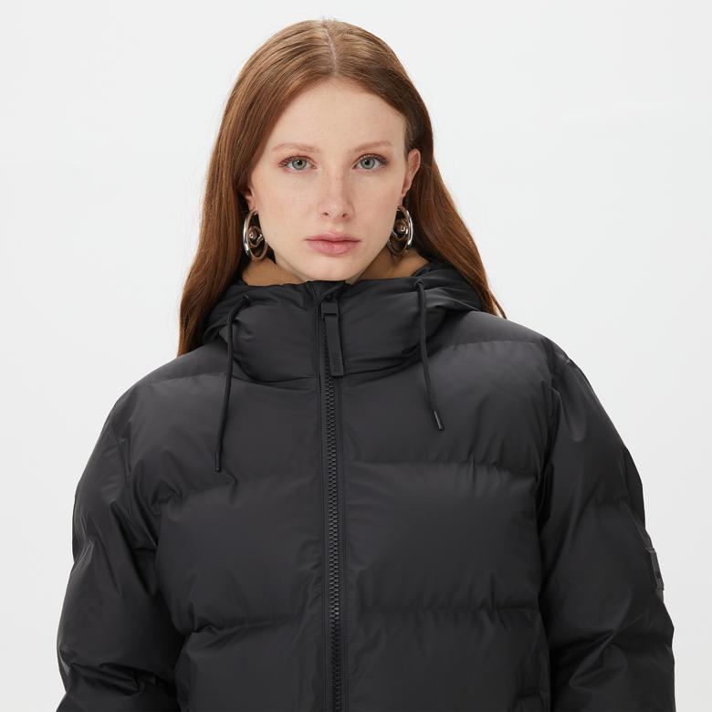 Rains Alta Puffe Kadın Siyah Mont
