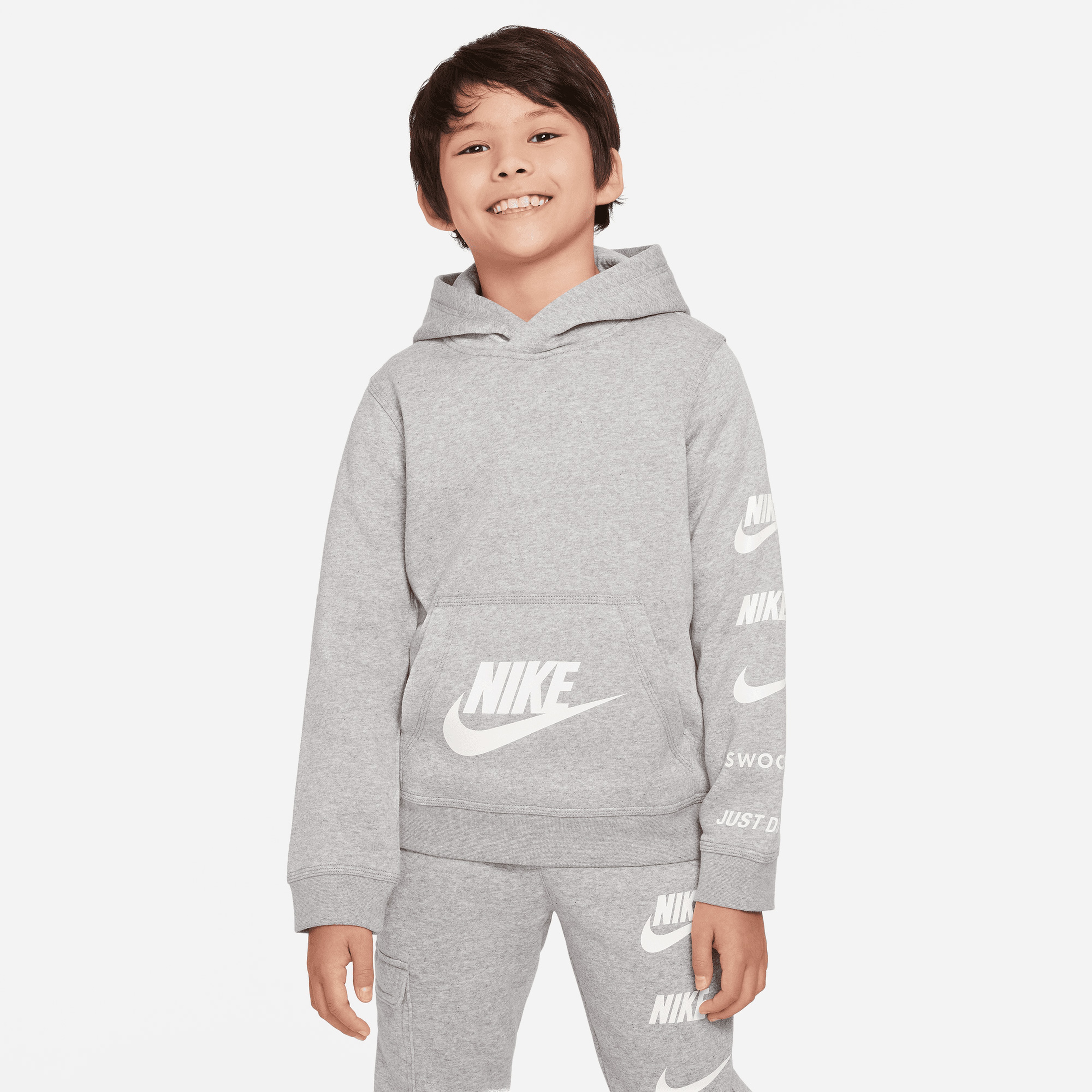 Nike Sportswear Si Flc Po Çocuk Gri Hoodie