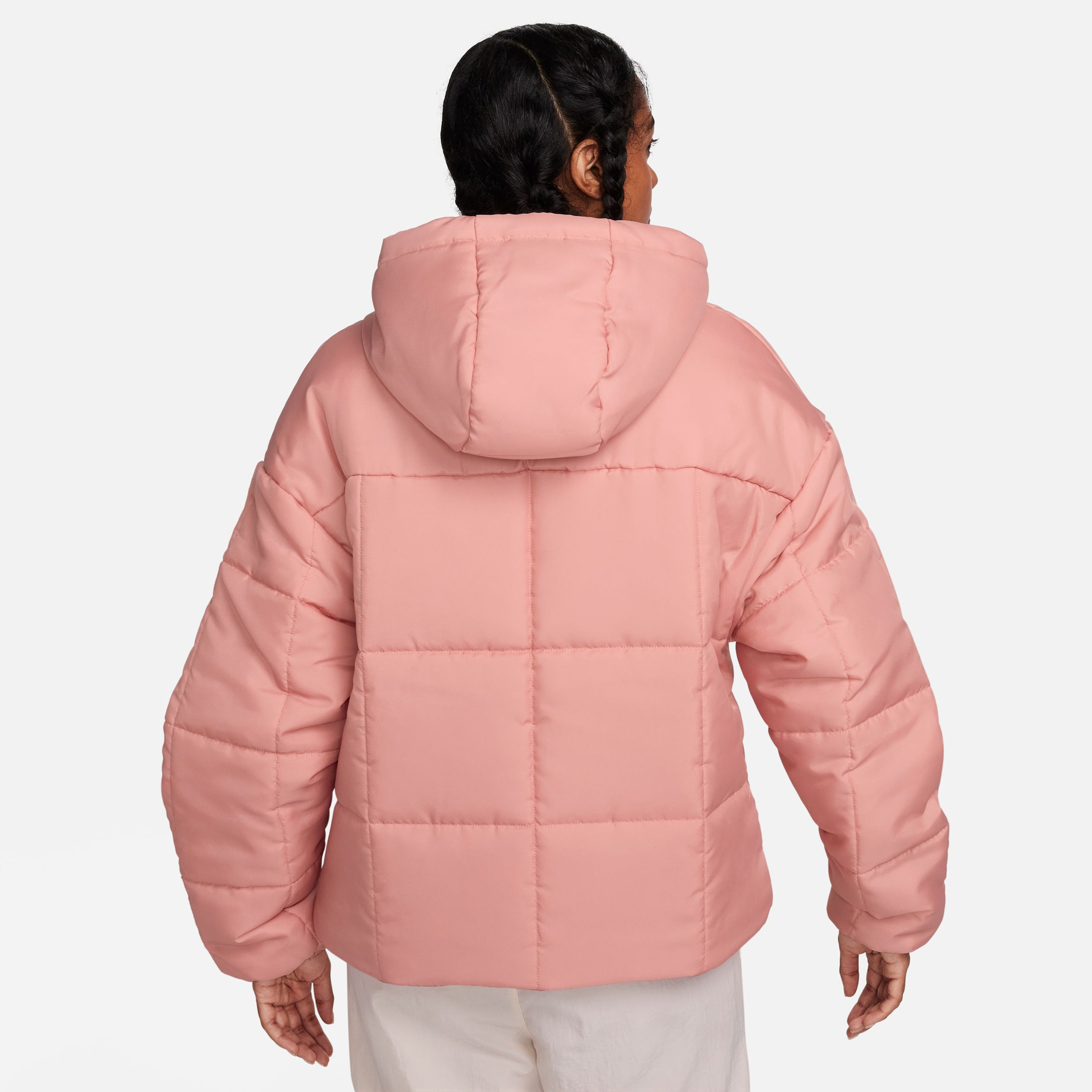 Nike Sportswear Classic Puffer Kadın Pembe Mont