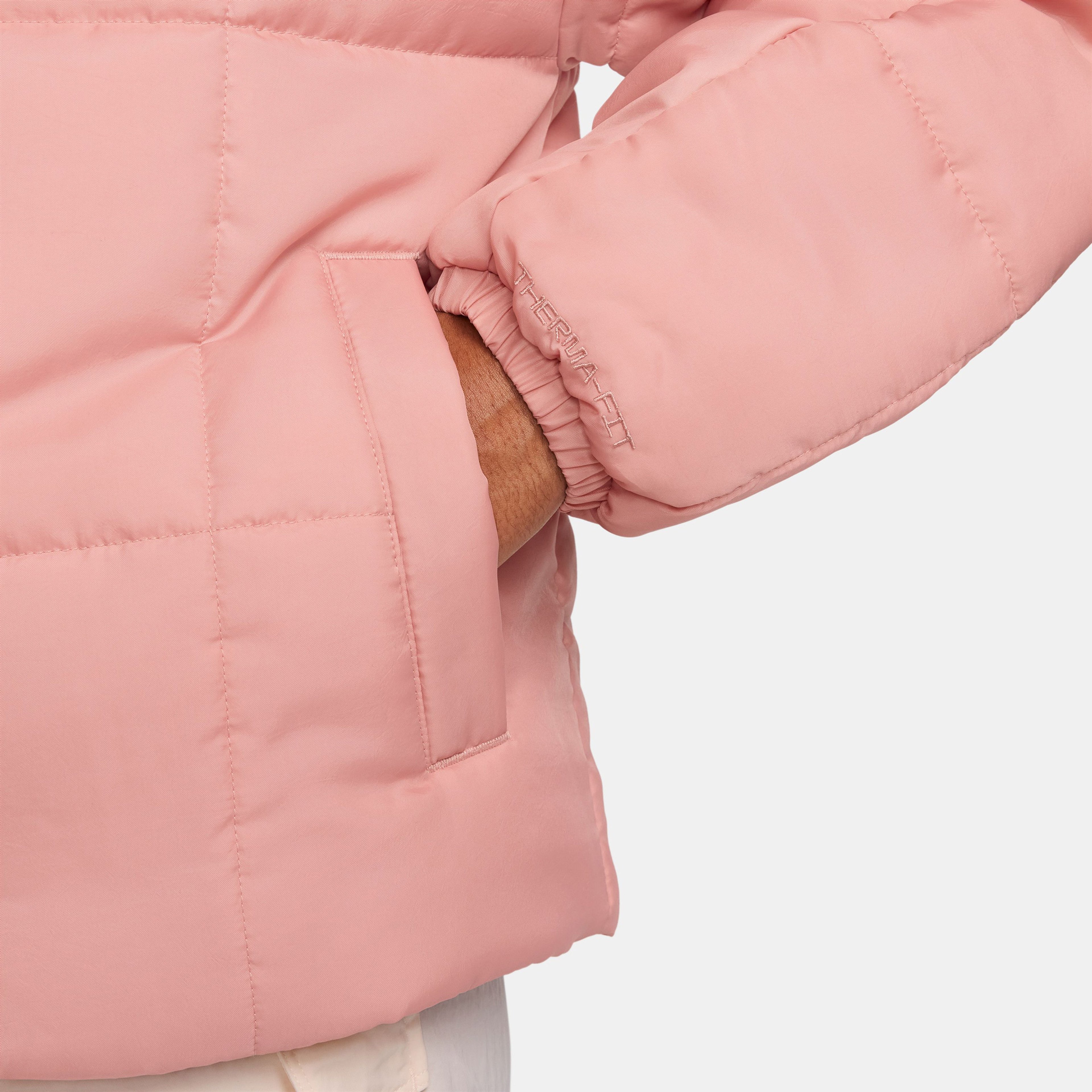 Nike Sportswear Classic Puffer Kadın Pembe Mont