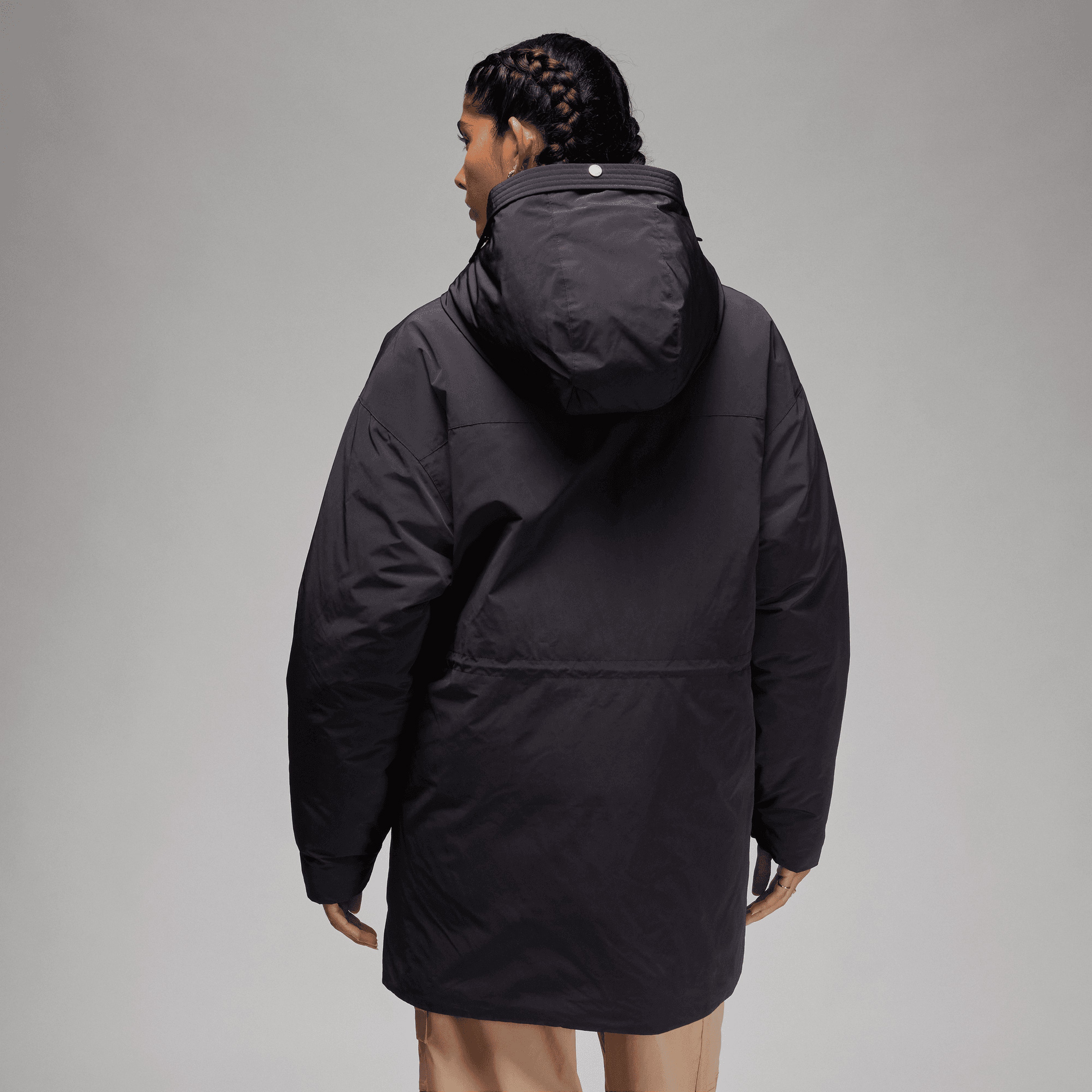 Jordan Down Kadın Siyah Mont