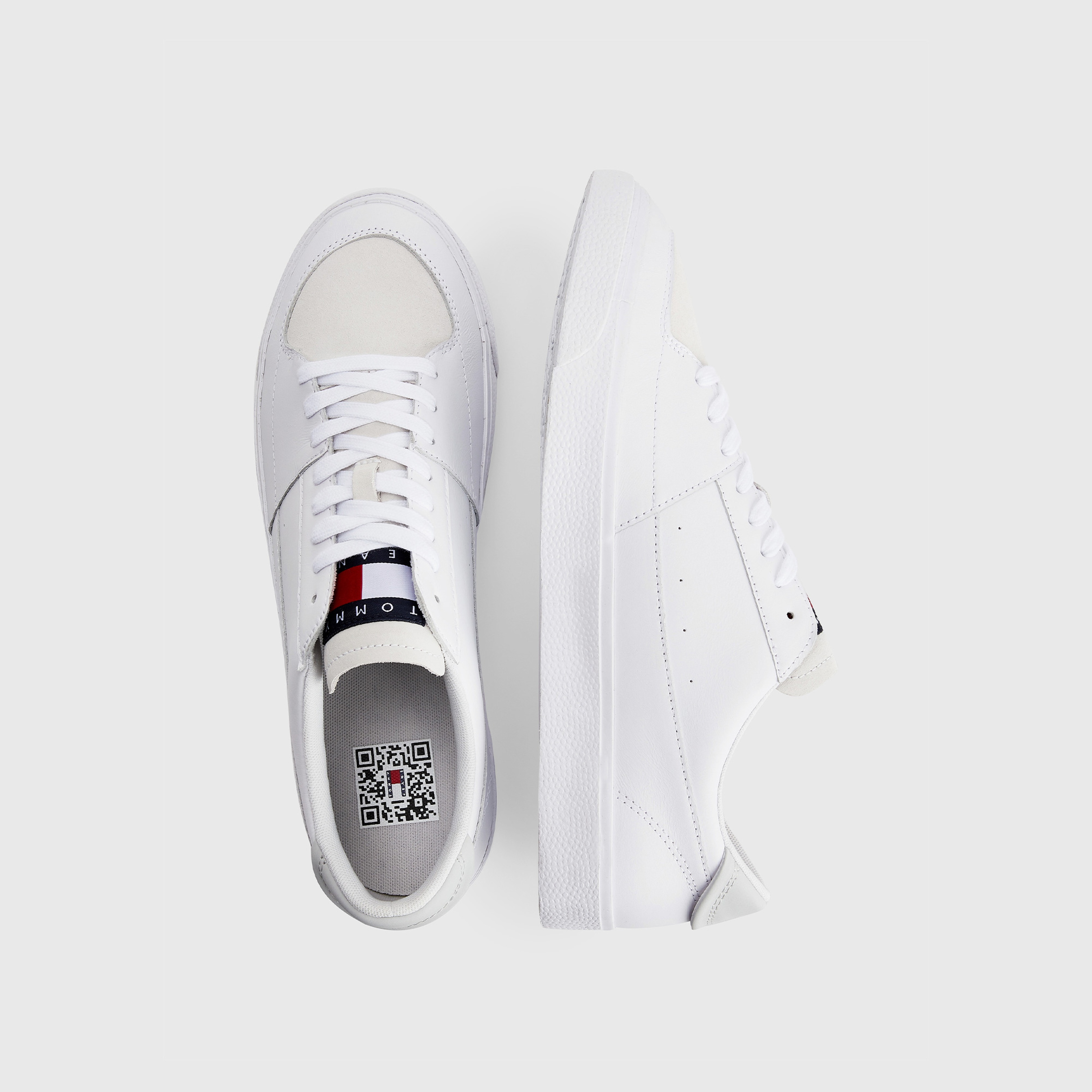 Tommy Hilfiger Vulcanized Essential Erkek Beyaz Spor Ayakkabı