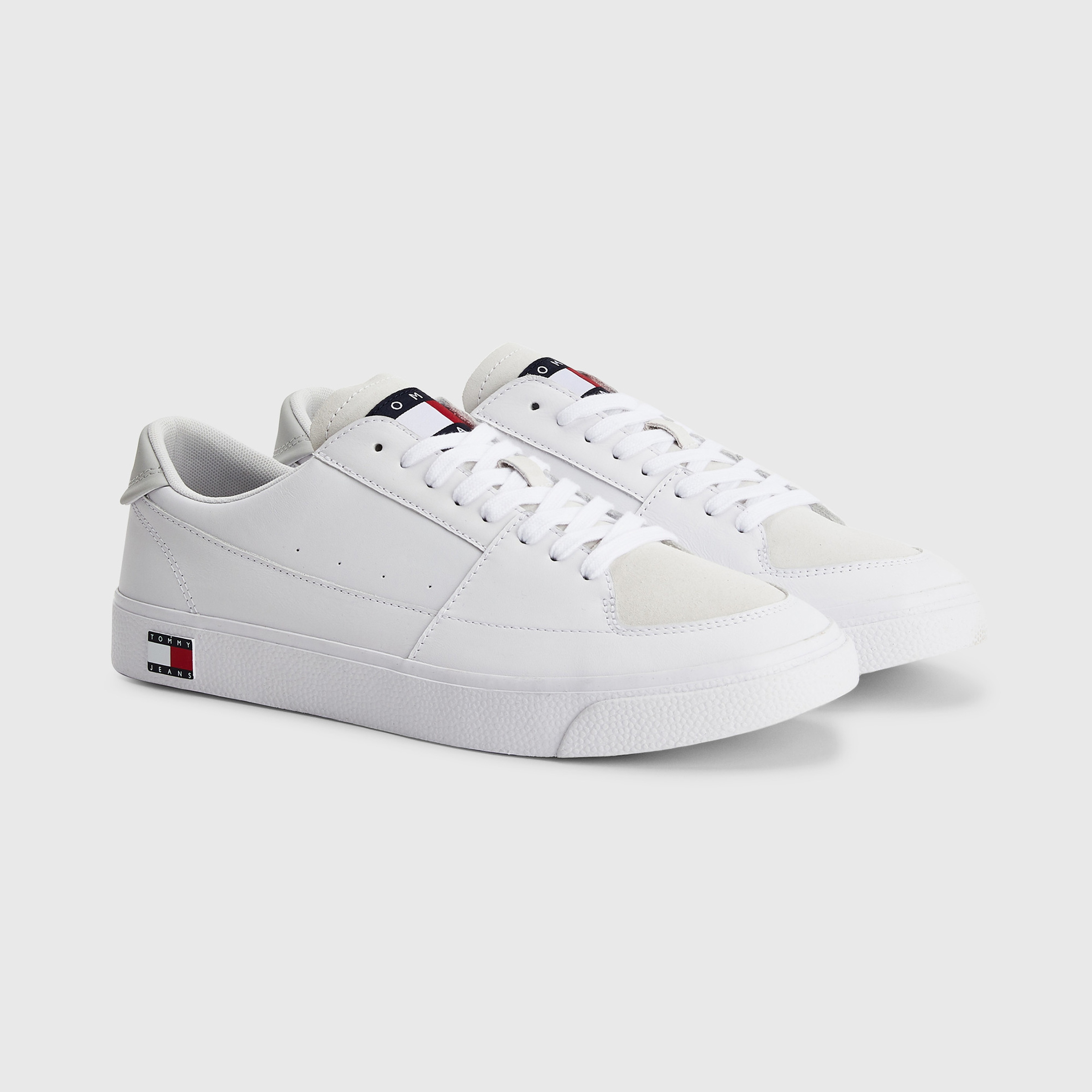 Tommy Hilfiger Vulcanized Essential Erkek Beyaz Spor Ayakkabı