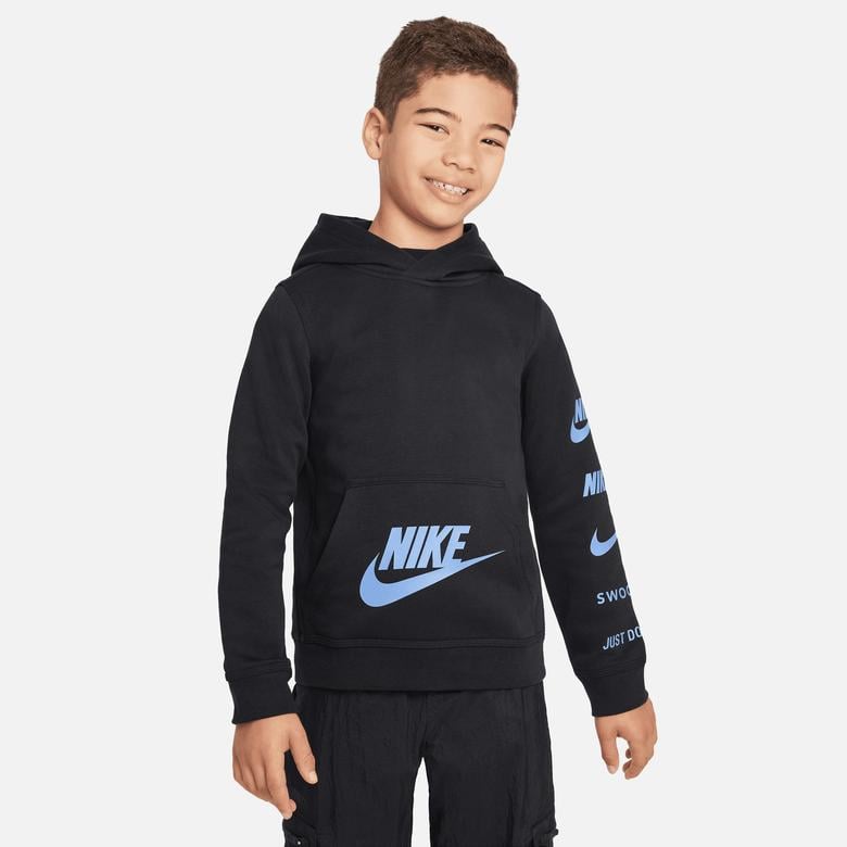 Nike Sportswear Si Flc Po Çocuk Siyah Hoodie