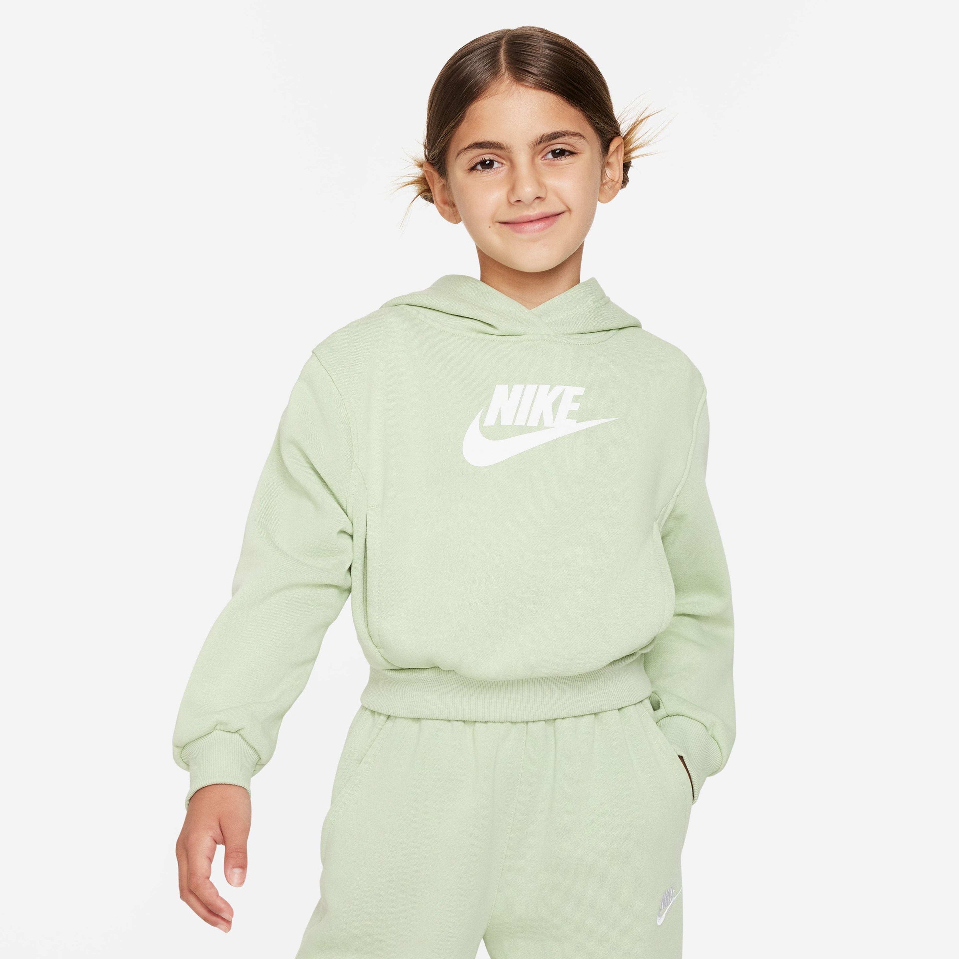 Nike Sportswear Club Fleece Çocuk Yeşil Hoodie